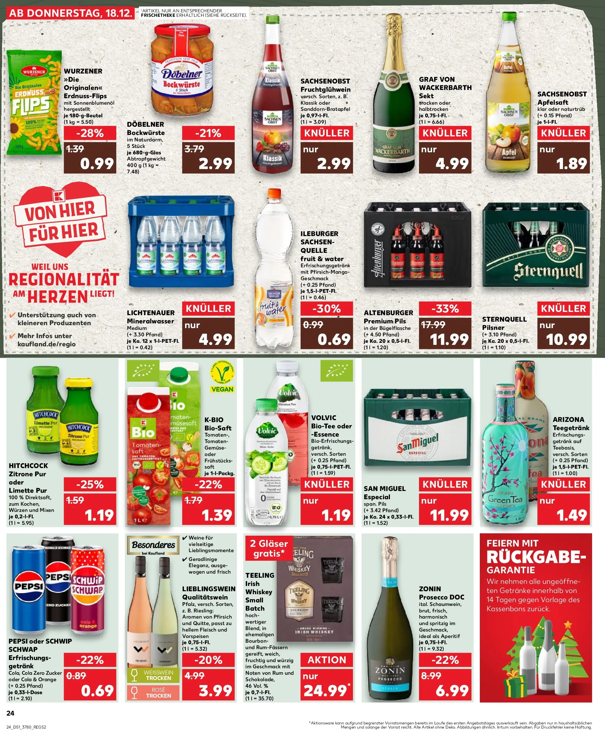Prospekt Kaufland ab 22.12.2025 » Angebote Online zum Blättern | Seite: 24 | Produkte: Cola, Apple, Gemüse, Fleisch