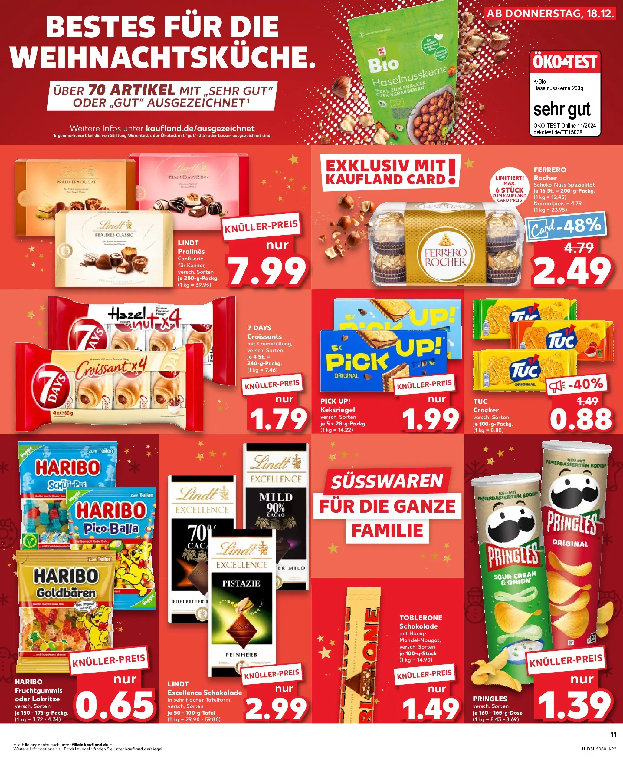 Prospekt Kaufland ab 22.12.2025 » Angebote Online zum Blättern | Seite: 11 | Produkte: Croissant, Lindt, Hut, Chips