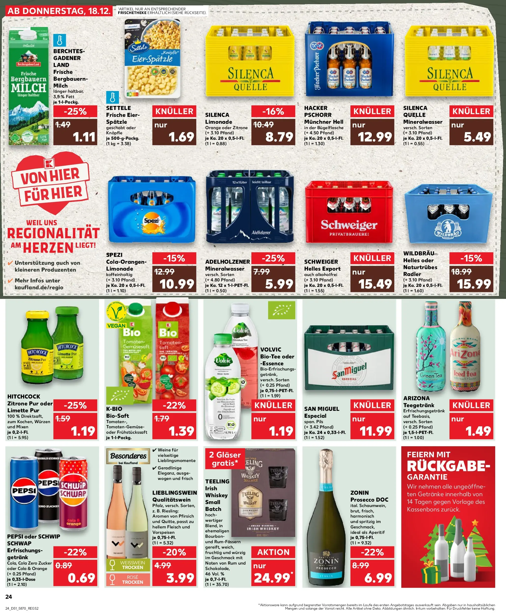 Prospekt Kaufland ab 22.12.2025 » Angebote Online zum Blättern | Seite: 24 | Produkte: Rum, Tomaten, Zucker, Limette