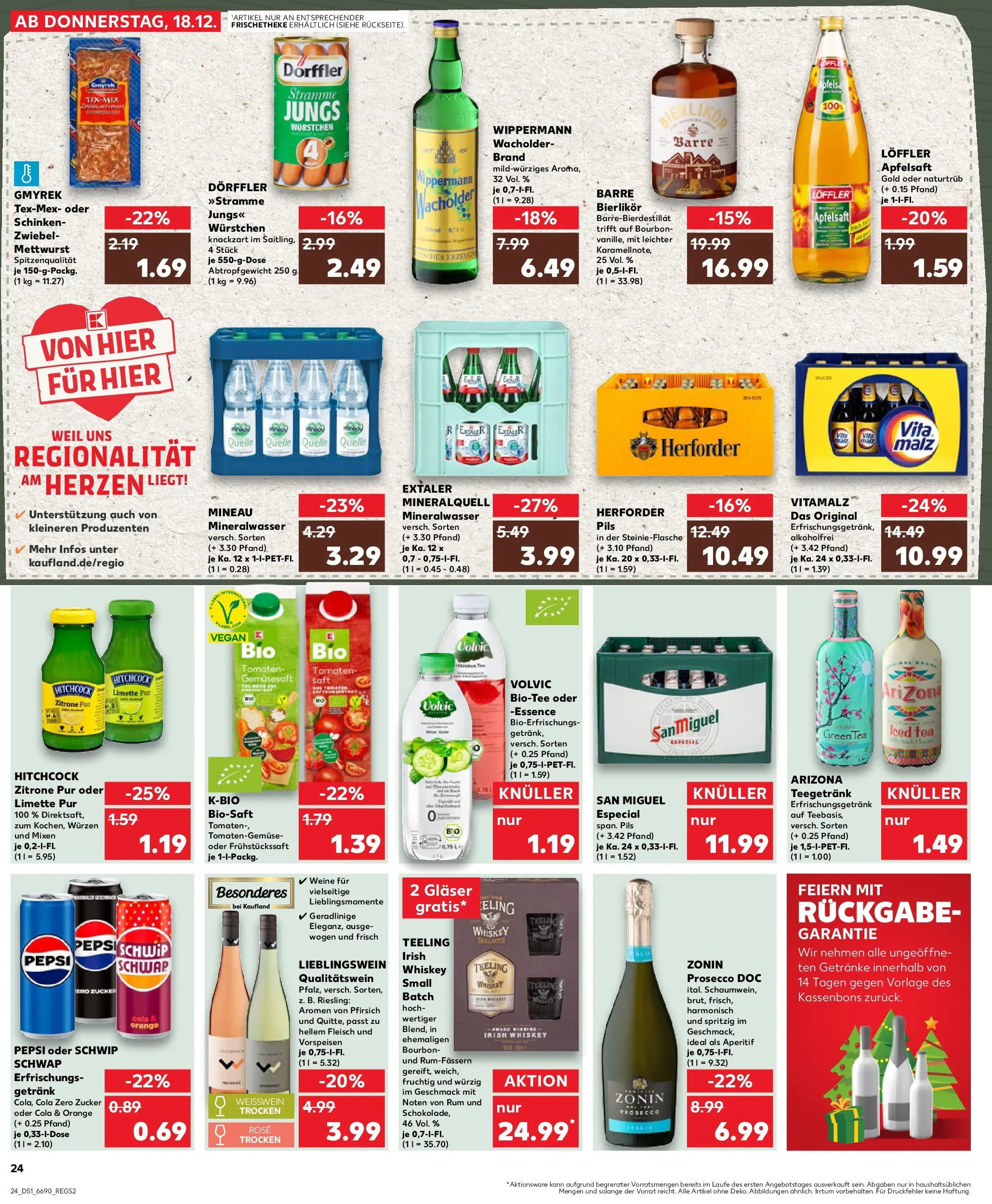Prospekt Kaufland ab 22.12.2025 » Angebote Online zum Blättern | Seite: 24 | Produkte: Tomaten, Apple, Zitrone, Fleisch