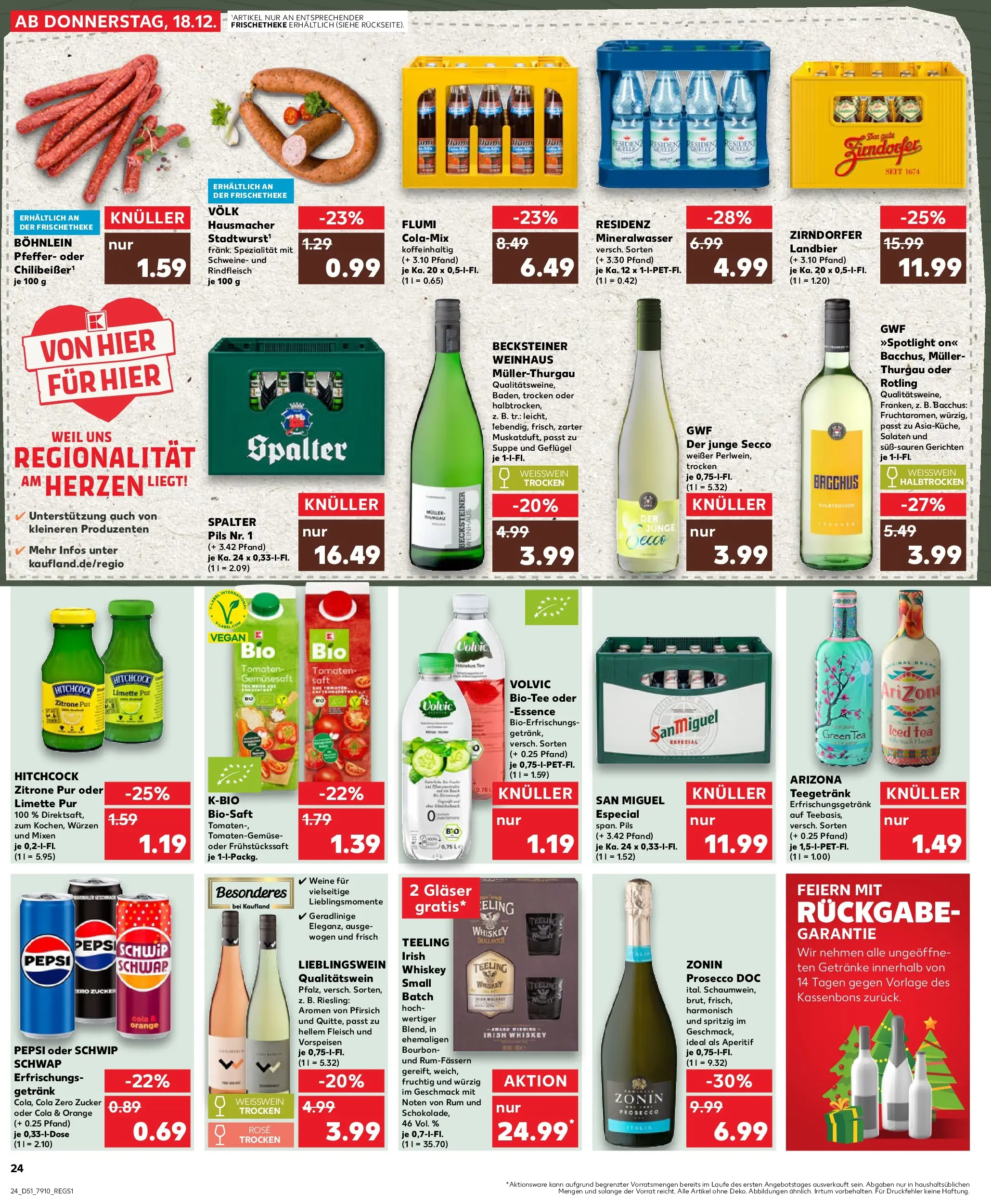 Prospekt Kaufland ab 22.12.2025 » Angebote Online zum Blättern | Seite: 24 | Produkte: Cola, Tomaten, Rindfleisch, Fleisch