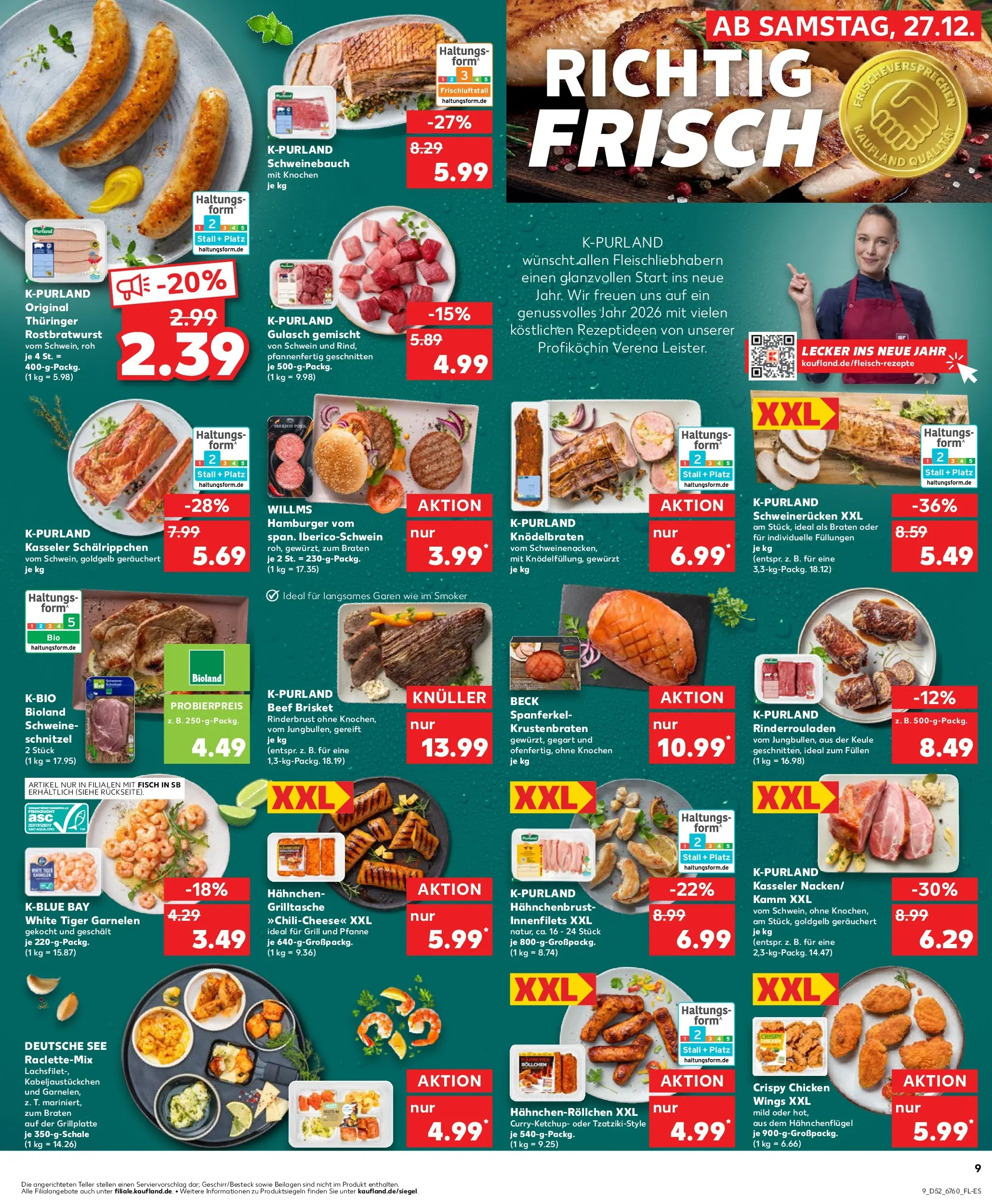 Prospekt Kaufland ab 26.12.2025 » Angebote Online zum Blättern | Seite: 9