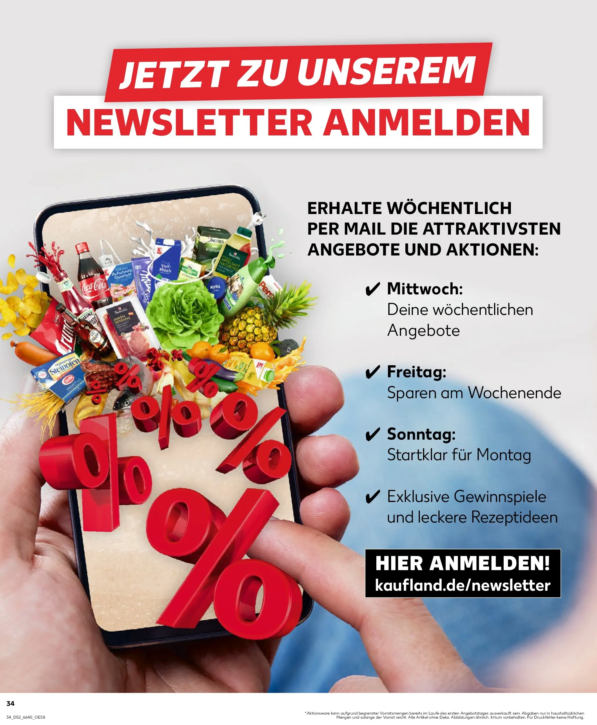 Prospekt Kaufland ab 26.12.2025 » Angebote Online zum Blättern | Seite: 34 | Produkte: Cola, Milch, Apfelsaft, Persil