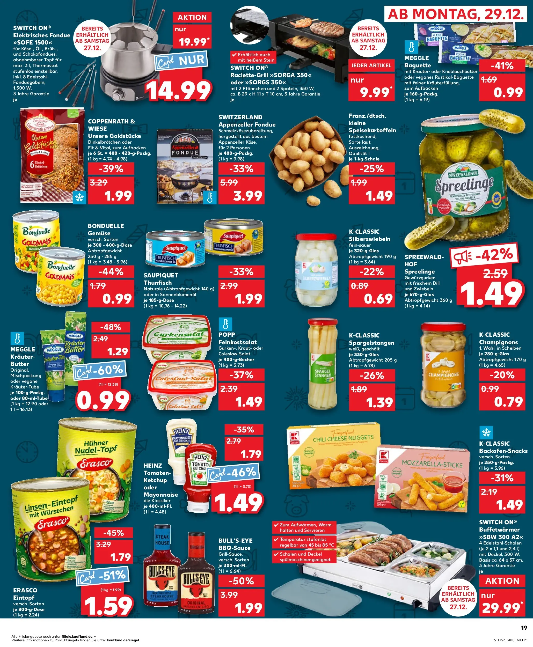 Prospekt Kaufland ab 27.12.2025 » Angebote Online zum Blättern | Seite: 19 | Produkte: Tomaten, Gemüse, Kraut, Steak
