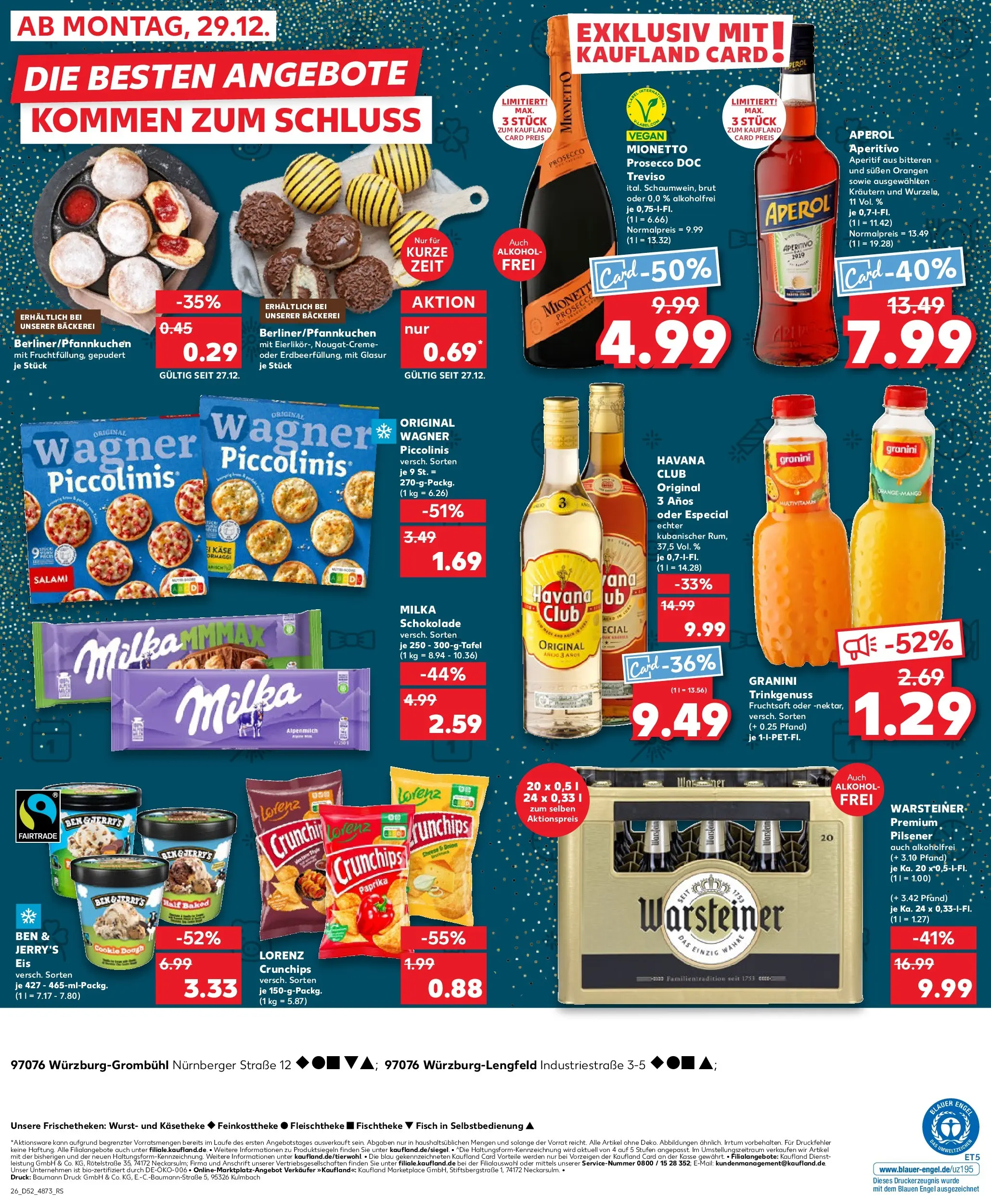 Prospekt Kaufland ab 27.12.2025 » Angebote Online zum Blättern | Seite: 26 | Produkte: Havana club, Rum, Paprika, Fruchtsaft