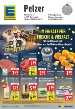 Edeka prospekt Dortmund - Oespel	 ab 22.12.2025 gültig