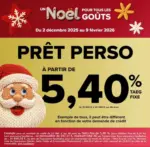 Carrefour Banque et Assurance PR&Ecirc;T PERSO - au 09.02.2026