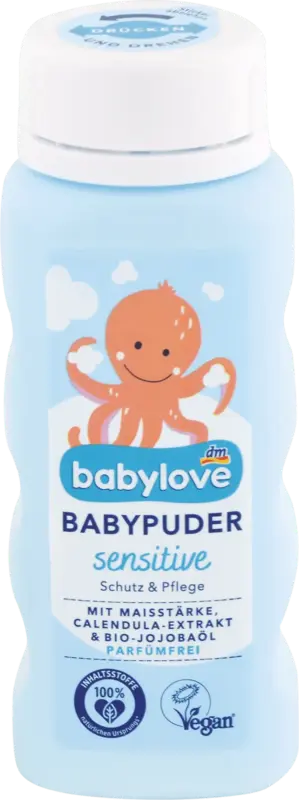 Pudră sensitive pentru bebeluși