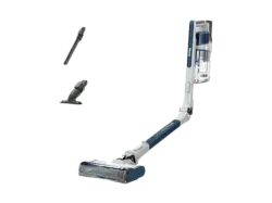 Shark IZ380EU PowerPro mit Anti Hair Wrap & FloorDetect Stielsauger (0,7 l, Akkulaufzeit: 50 min, Navyblau/Metallic)