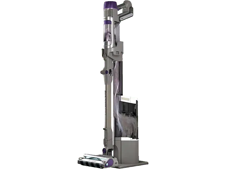 Shark IP3251CHT PowerDetect Clean & Empty Kabelloser Staubsauger (Akkulaufzeit: 70 min, Javagrau / Lila)