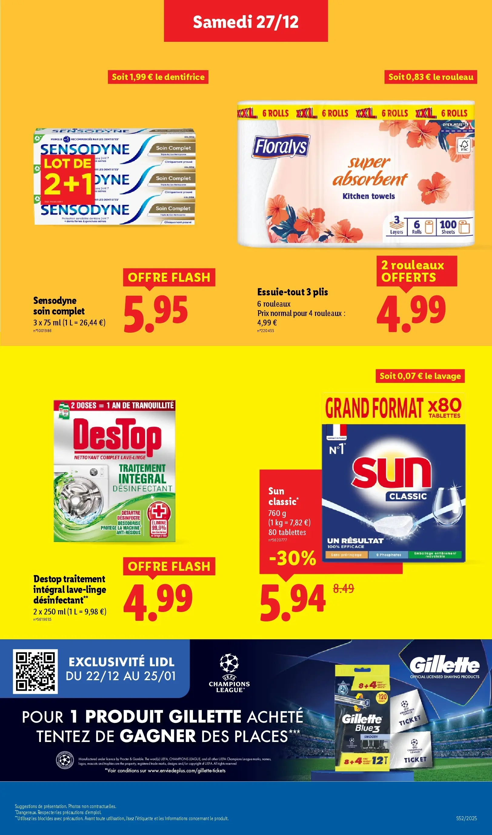 Catalogue LIDL du 26/12/2025 | Promo prospectus en ligne | Page: 29 | Produits: Essuie-tout, Rouleau, Dentifrice, Thé