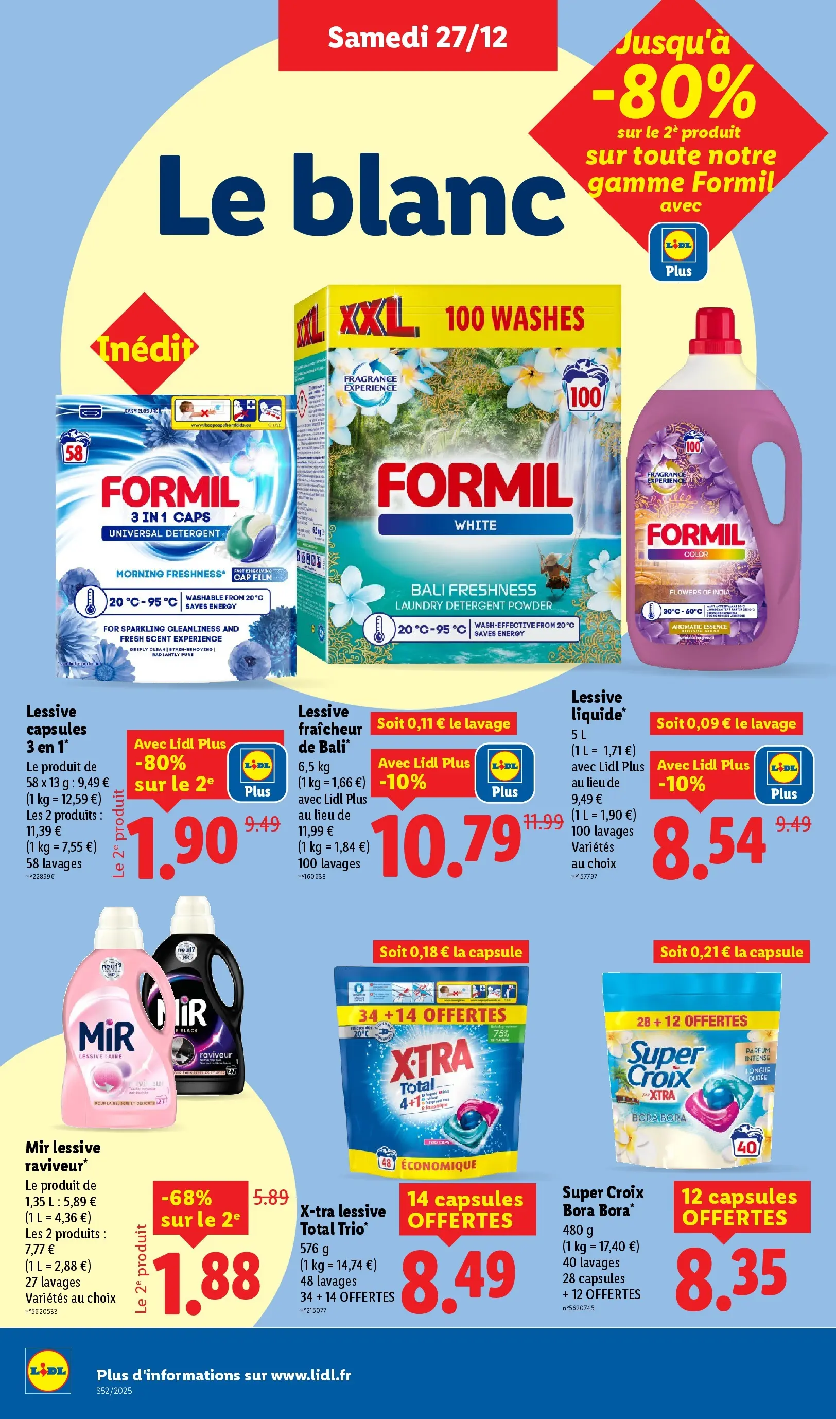 Catalogue LIDL du 26/12/2025 | Promo prospectus en ligne | Page: 32 | Produits: Parfum, Détergent, Lessive