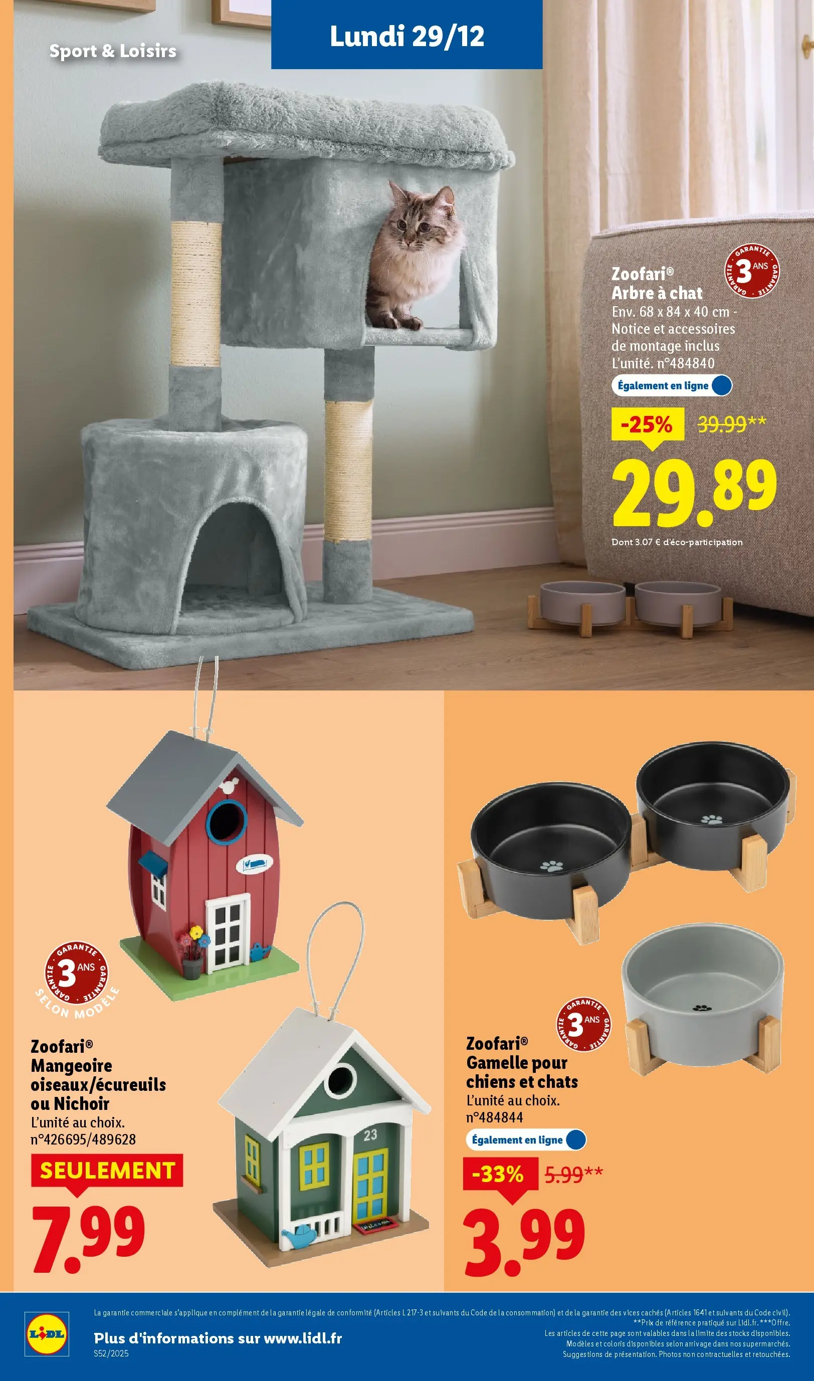 Catalogue LIDL du 26/12/2025 | Promo prospectus en ligne | Page: 70 | Produits: Arbre à chat