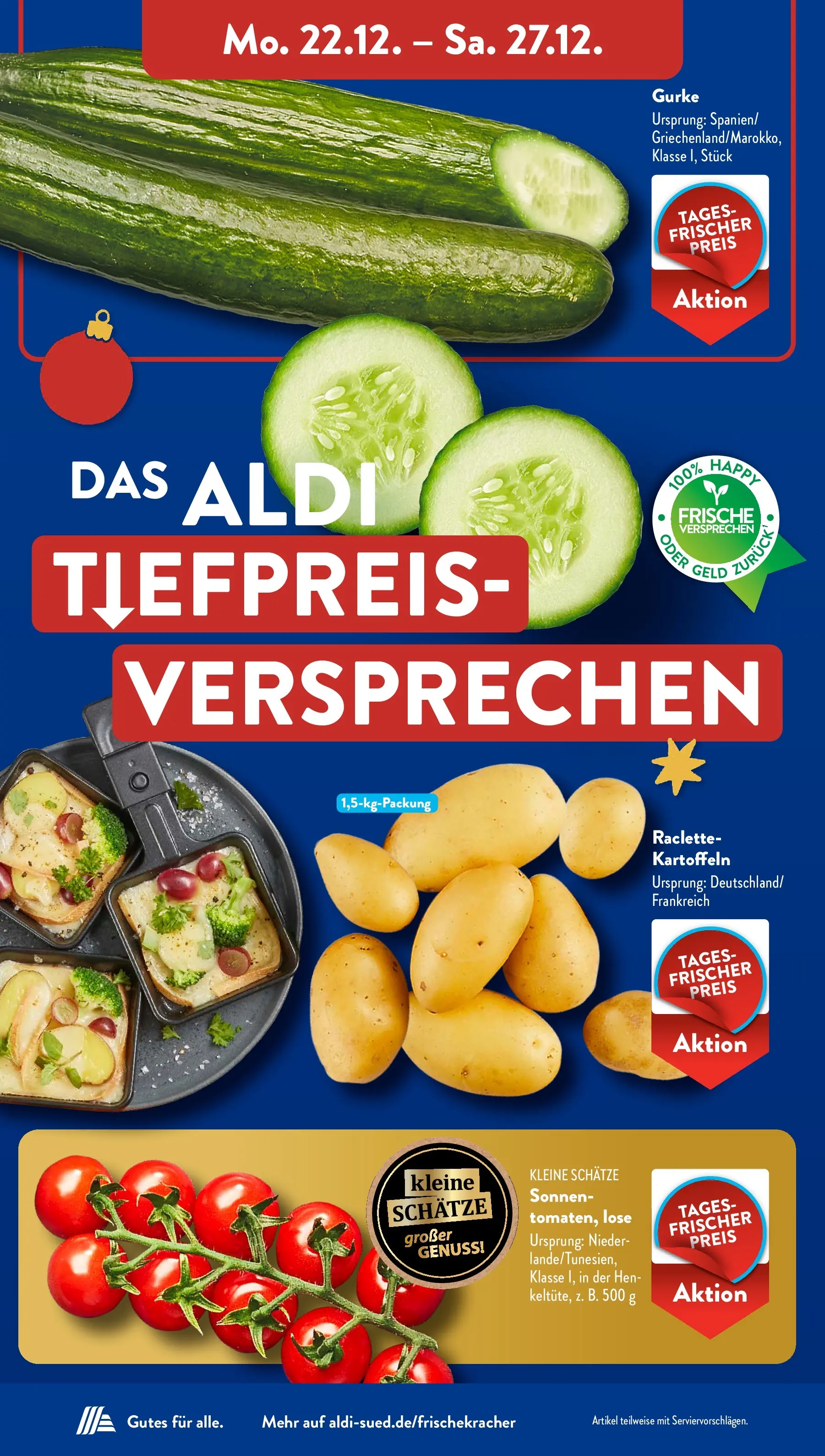 Aldi Süd - Aldi Süd: Wochenangebote (ab 21.12.2025) zum Blättern | Seite: 4 | Produkte: Kartoffeln, Raclette