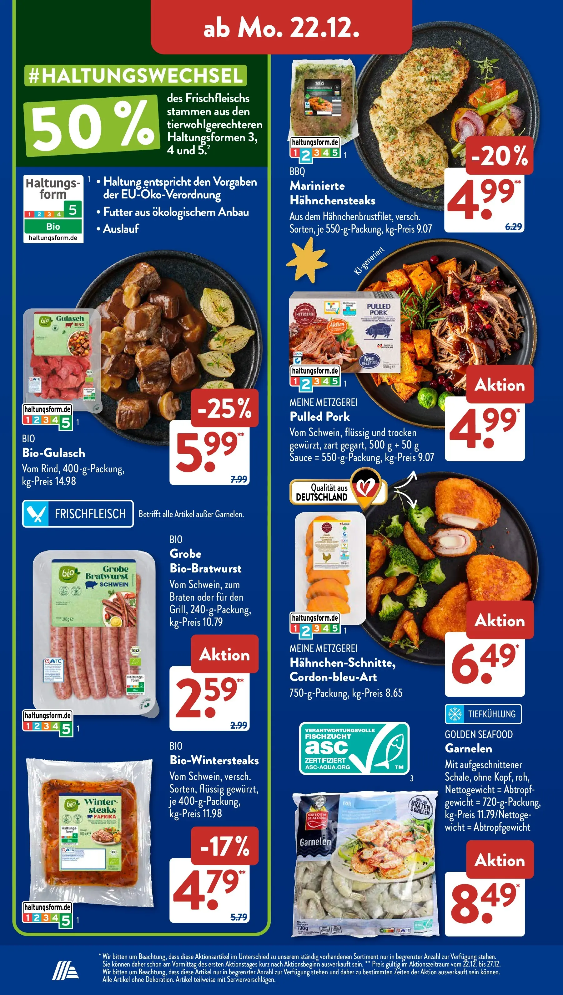 Aldi Süd - Aldi Süd: Wochenangebote (ab 21.12.2025) zum Blättern | Seite: 8 | Produkte: Gewicht, Bratwurst, Paprika, Gulasch