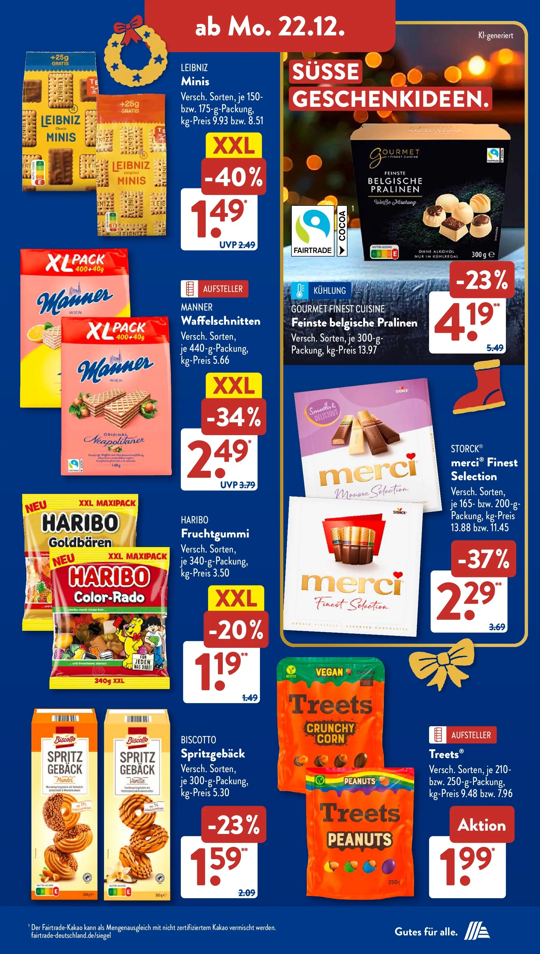 Aldi Süd - Aldi Süd: Wochenangebote (ab 21.12.2025) zum Blättern | Seite: 19 | Produkte: Merci, Haribo