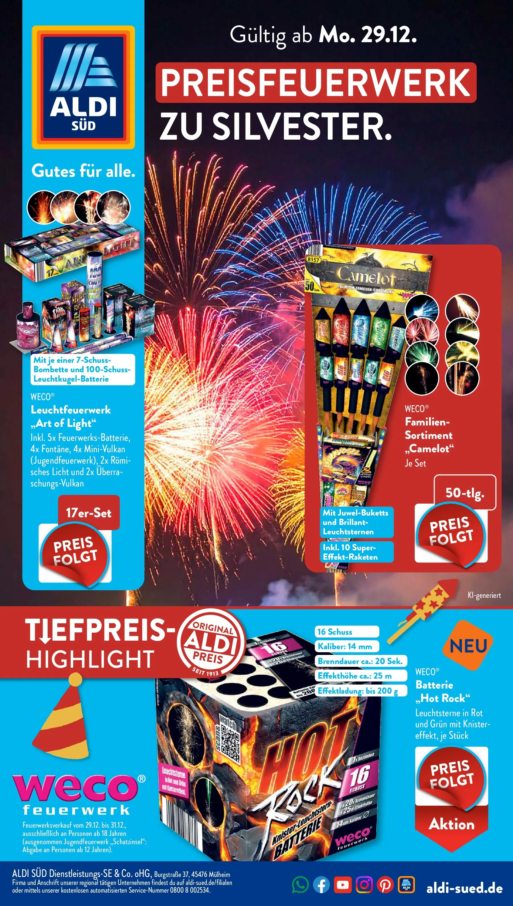 Aldi Süd - Aldi Süd: Wochenangebote (ab 28.12.2025) zum Blättern | Seite: 11 | Produkte: Batterie, Rock