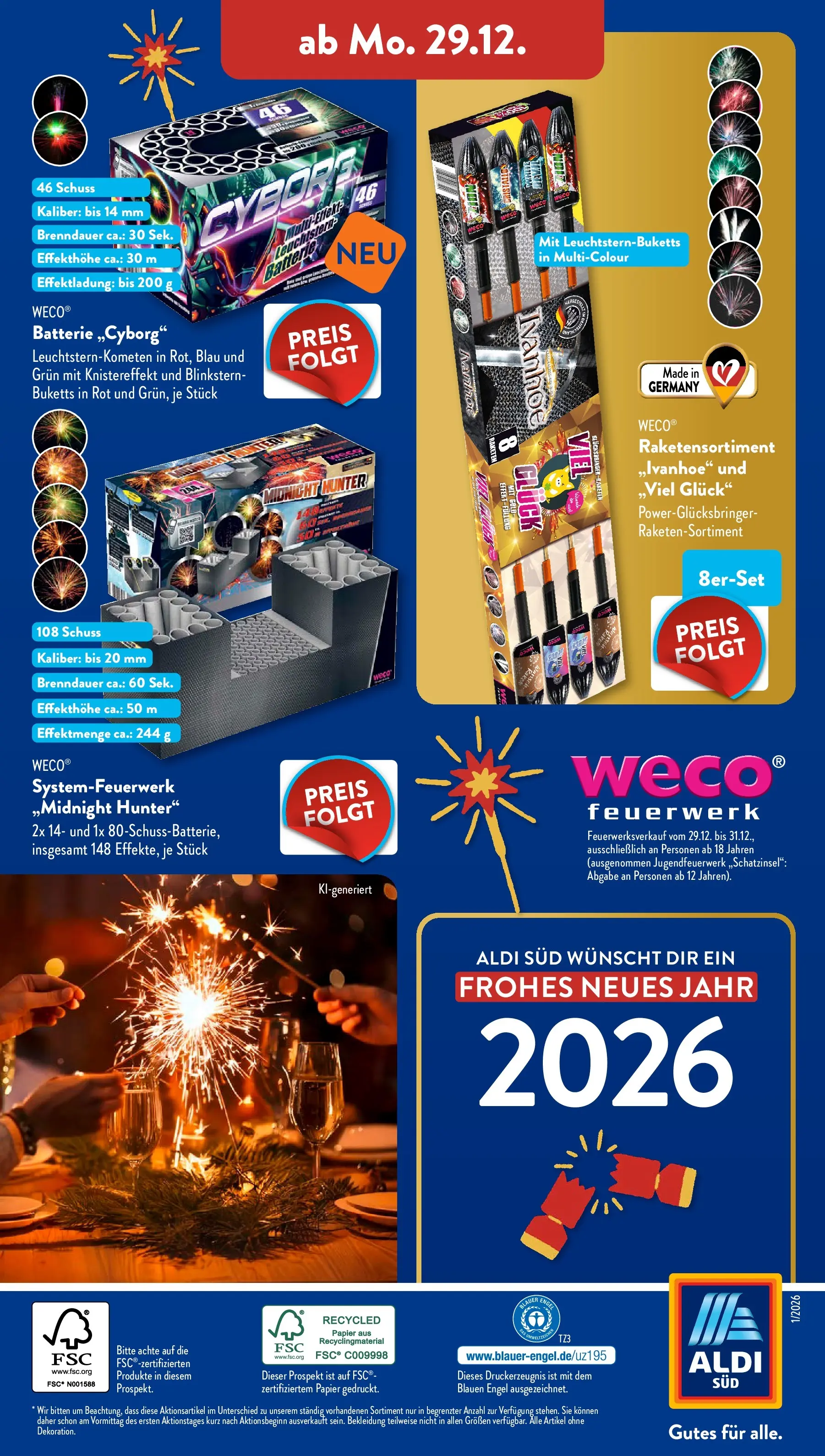 Aldi Süd - Aldi Süd: Wochenangebote (ab 28.12.2025) zum Blättern | Seite: 18 | Produkte: Batterie, Bekleidung