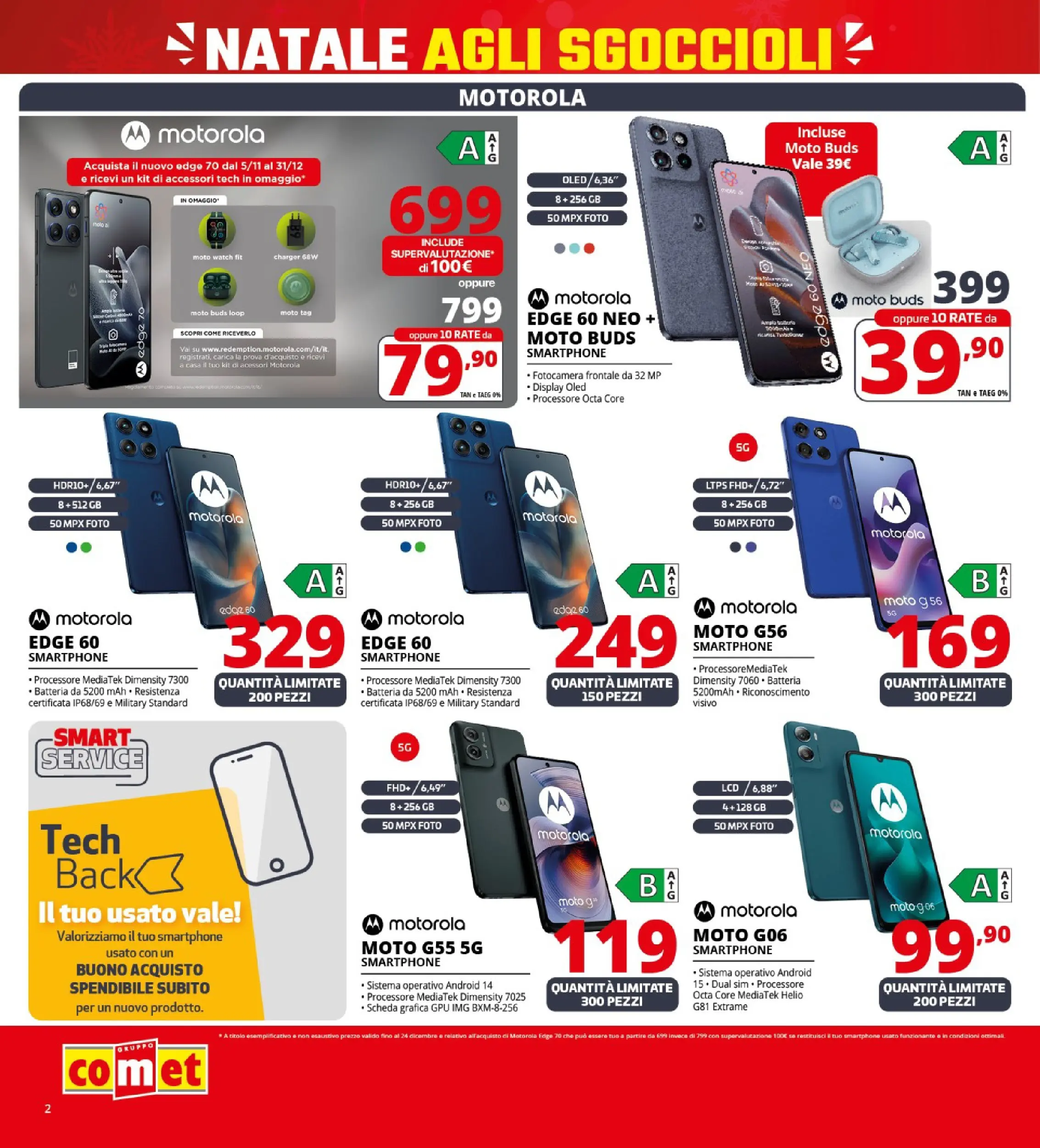 Nuovo Comet - Sottoprezzo da Comet! dal 21/12/2025 > offerte anteprima 🛍️ | Pagina: 2 | Prodotti: Smartphone, Fotocamera, Batteria