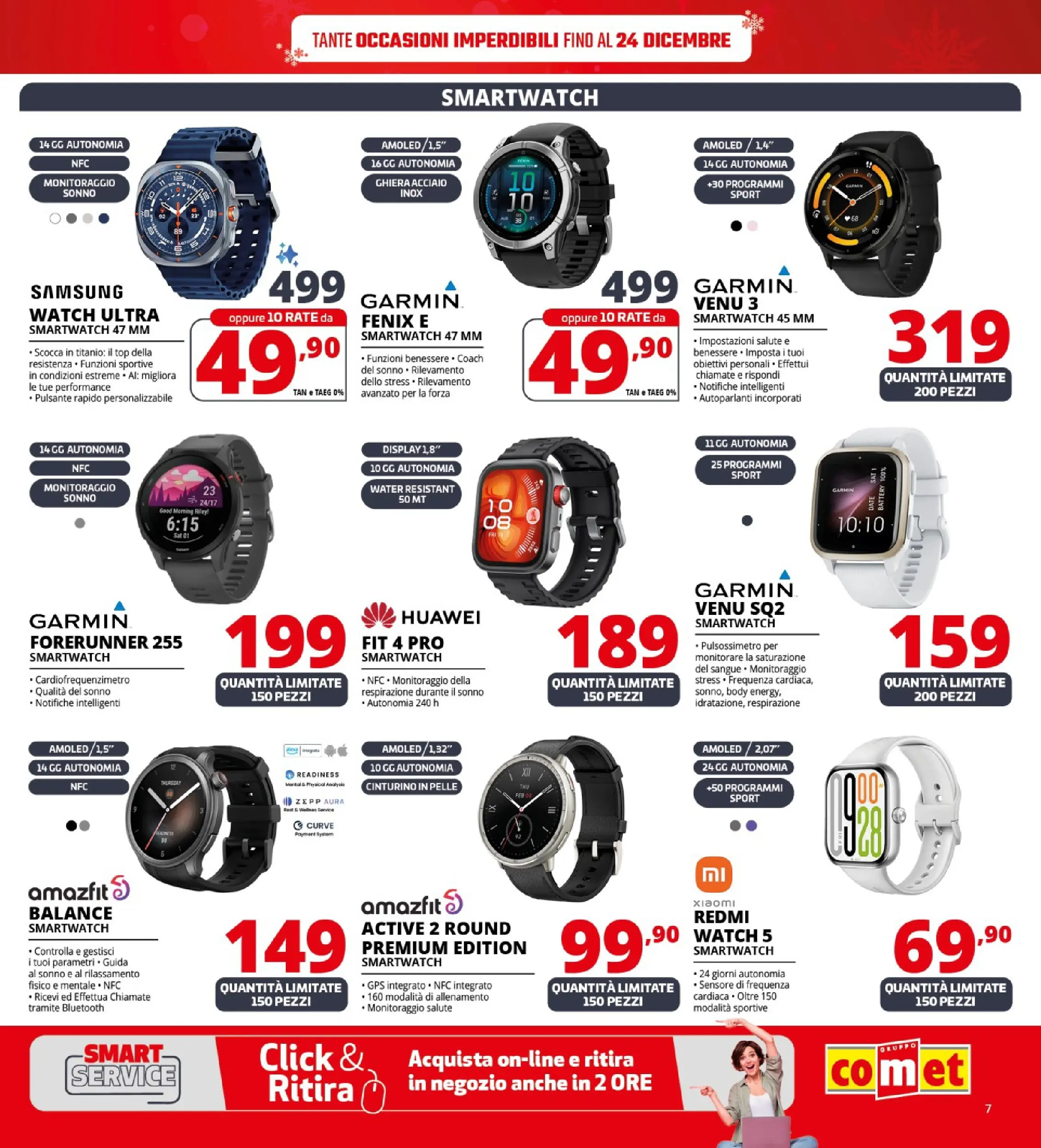 Nuovo Comet - Sottoprezzo da Comet! dal 21/12/2025 > offerte anteprima 🛍️ | Pagina: 7 | Prodotti: Xiaomi, Pulsossimetro, Smartwatch, Samsung
