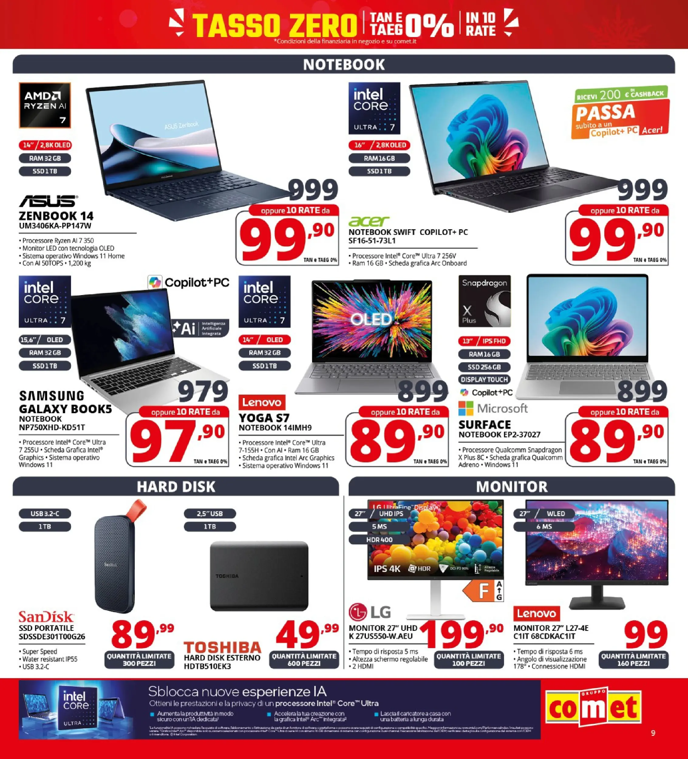 Nuovo Comet - Sottoprezzo da Comet! dal 21/12/2025 > offerte anteprima 🛍️ | Pagina: 9 | Prodotti: Schermo, Tè, PC, USB