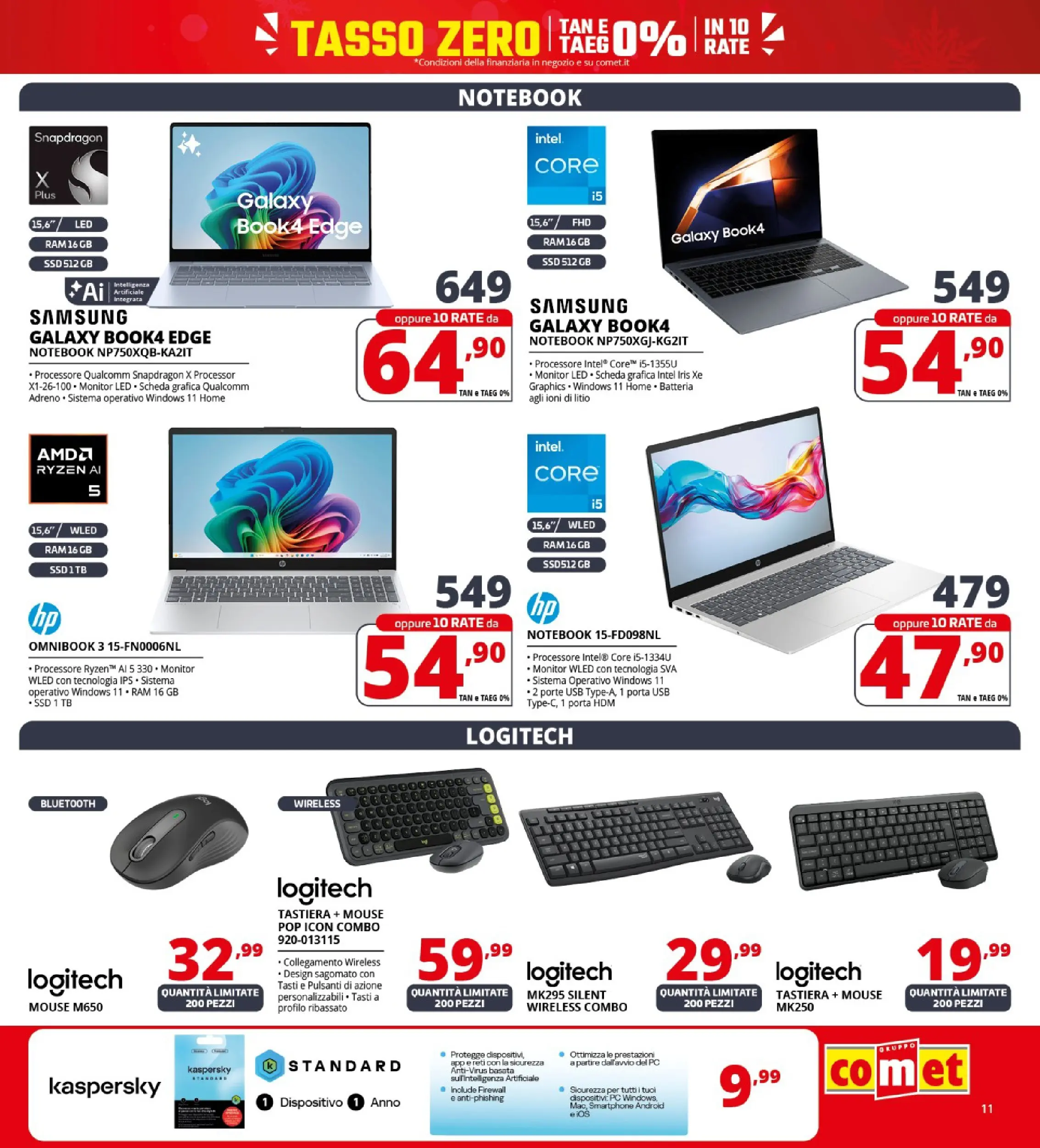 Nuovo Comet - Sottoprezzo da Comet! dal 21/12/2025 > offerte anteprima 🛍️ | Pagina: 11 | Prodotti: Notebook, Smartphone, USB, Samsung