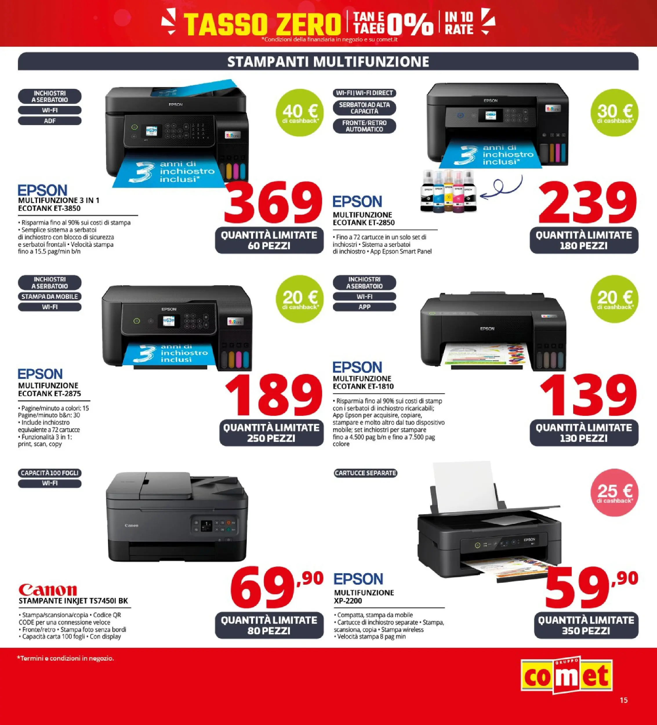 Nuovo Comet - Sottoprezzo da Comet! dal 21/12/2025 > offerte anteprima 🛍️ | Pagina: 15 | Prodotti: Mobile, Stampante, Stampa