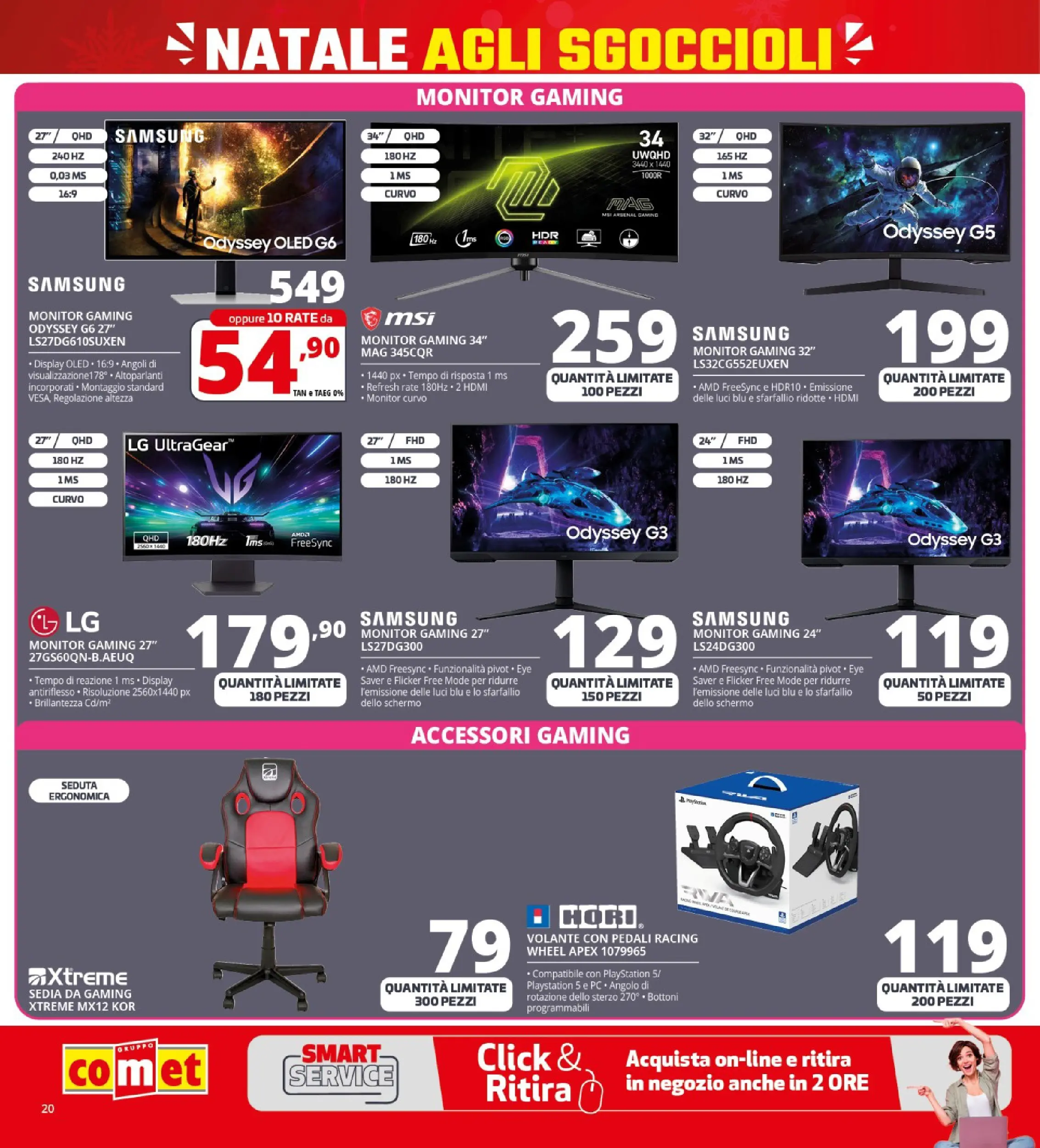 Nuovo Comet - Sottoprezzo da Comet! dal 21/12/2025 > offerte anteprima 🛍️ | Pagina: 20 | Prodotti: Schermo, Monitor, Playstation, Sedia