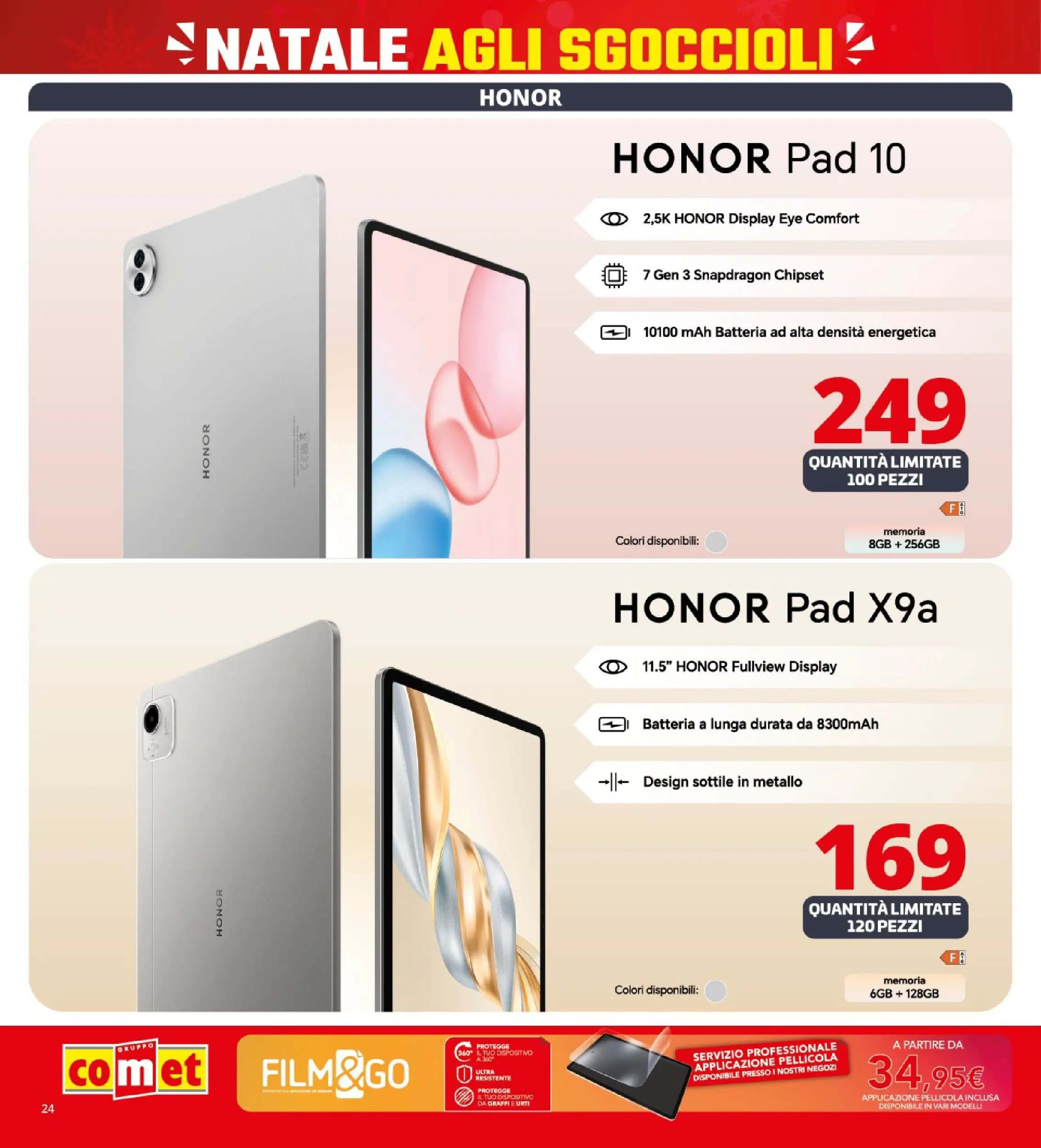 Nuovo Comet - Sottoprezzo da Comet! dal 21/12/2025 > offerte anteprima 🛍️ | Pagina: 24 | Prodotti: Pellicola, Batteria