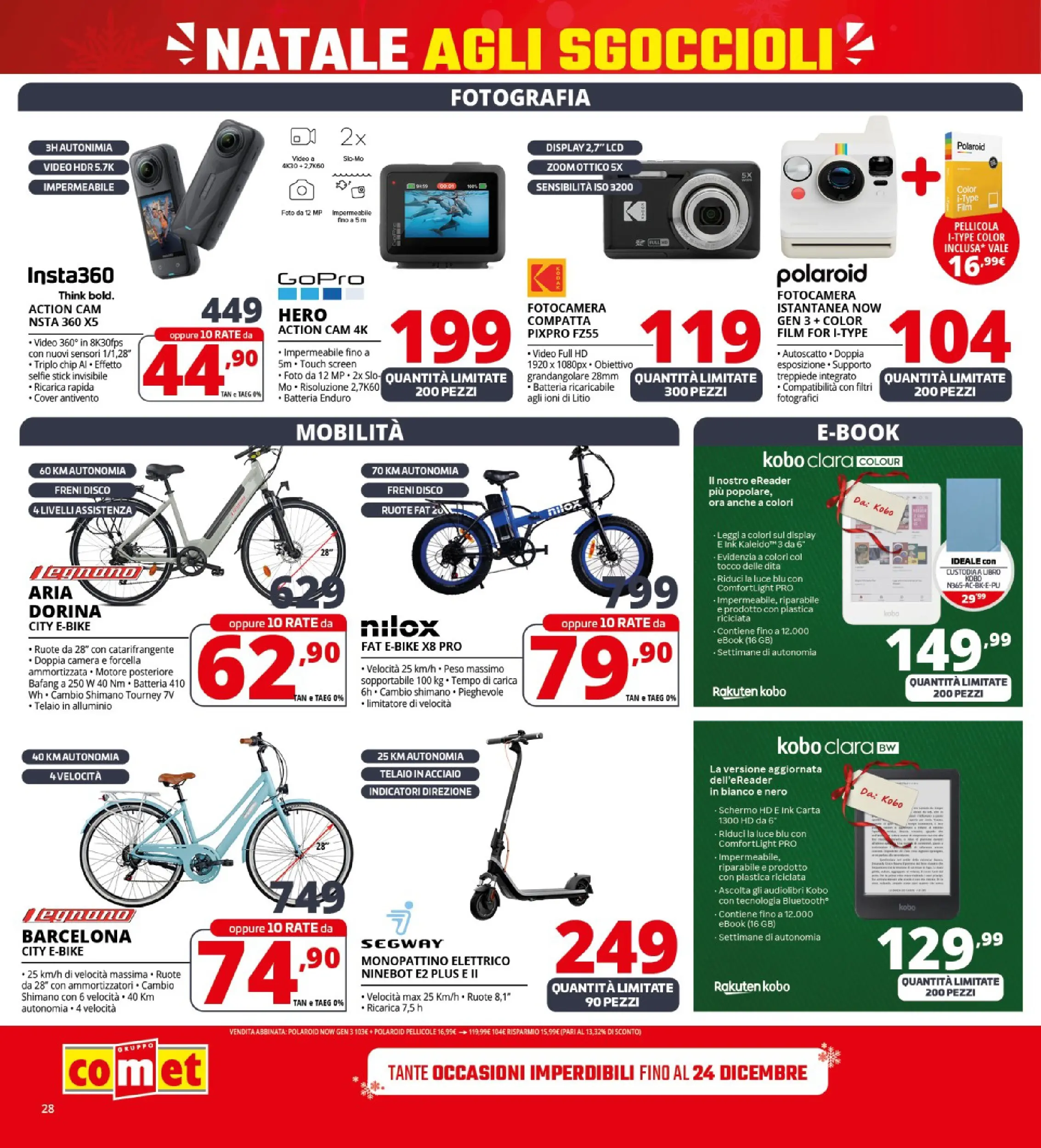 Nuovo Comet - Sottoprezzo da Comet! dal 21/12/2025 > offerte anteprima 🛍️ | Pagina: 28 | Prodotti: Video, Disco, Alluminio, Monopattino elettrico