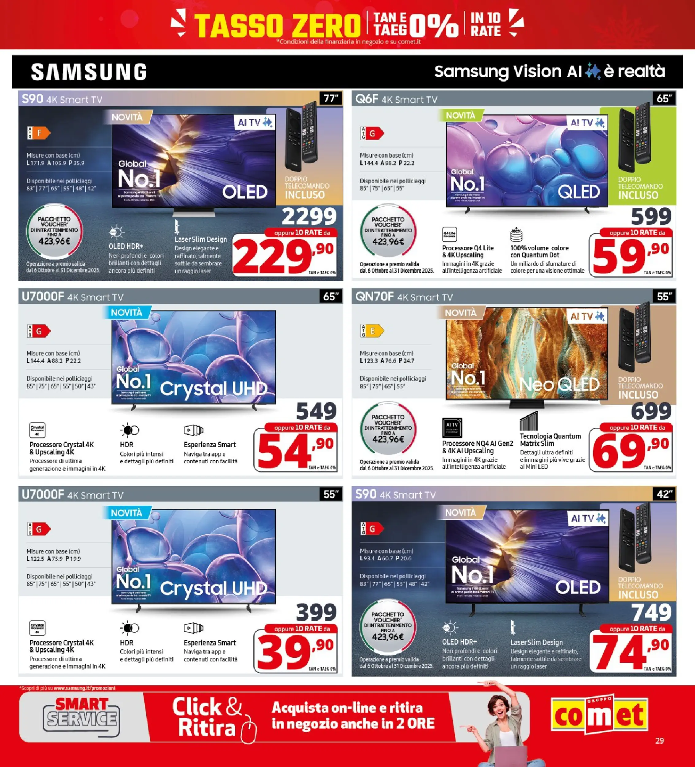 Nuovo Comet - Sottoprezzo da Comet! dal 21/12/2025 > offerte anteprima 🛍️ | Pagina: 29 | Prodotti: Telecomando, Pesto, TV, Samsung