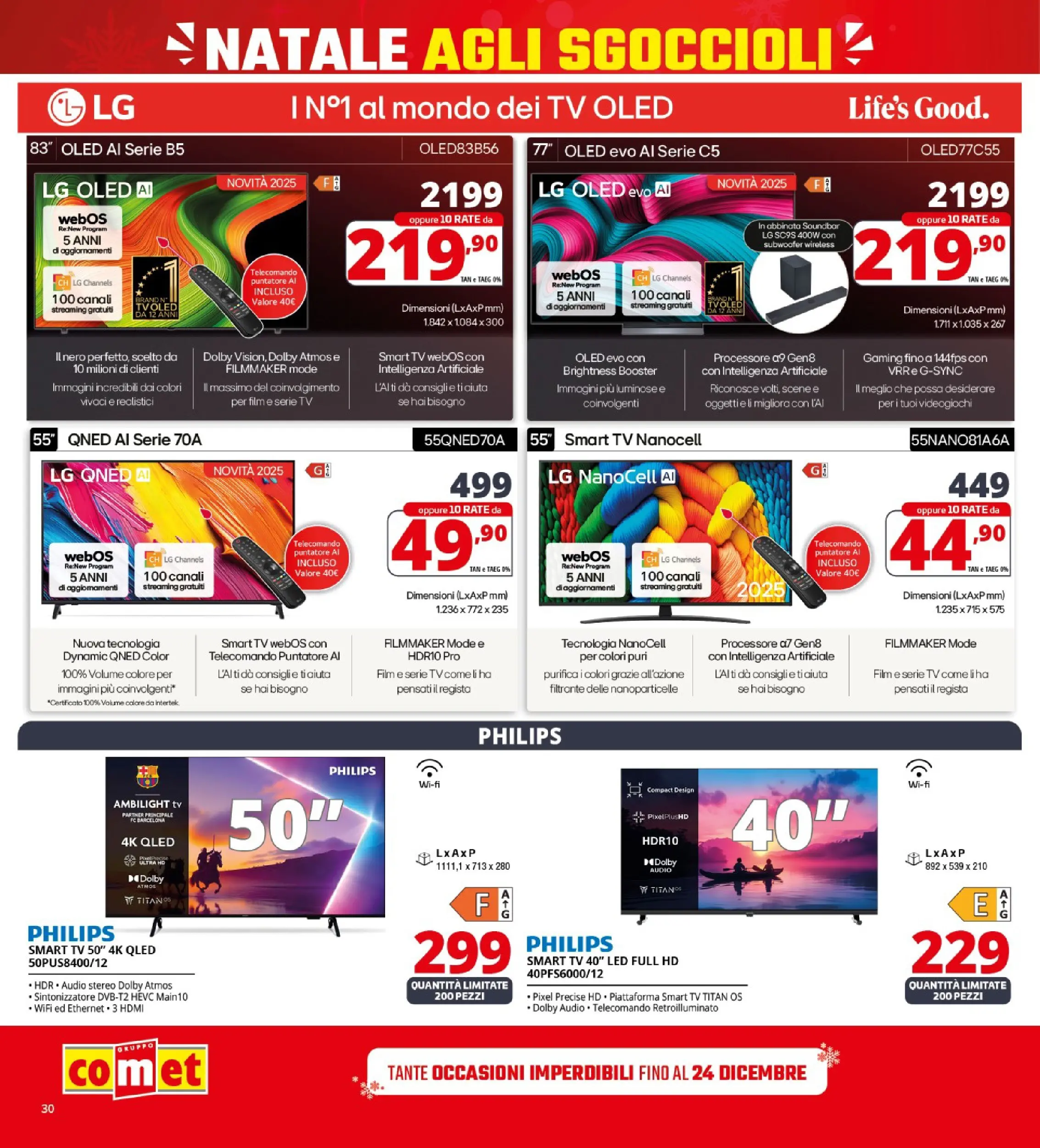 Nuovo Comet - Sottoprezzo da Comet! dal 21/12/2025 > offerte anteprima 🛍️ | Pagina: 30 | Prodotti: Telecomando, smart TV, Soundbar, TV
