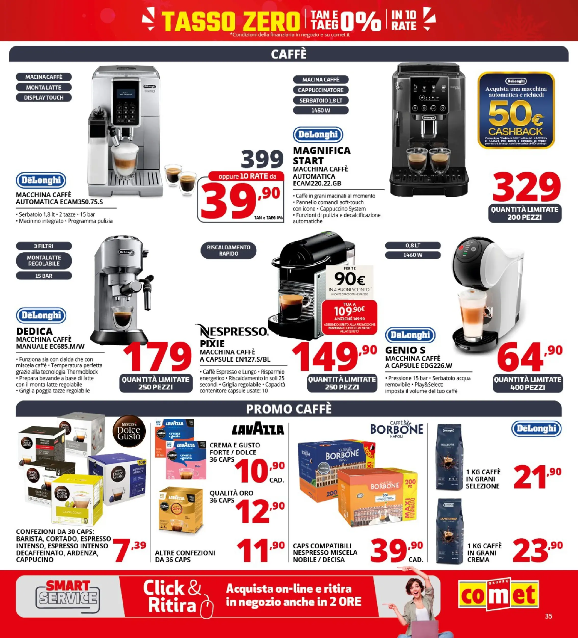 Nuovo Comet - Sottoprezzo da Comet! dal 21/12/2025 > offerte anteprima 🛍️ | Pagina: 35 | Prodotti: Contenitore, Caffè in grani, Lavazza, Macina