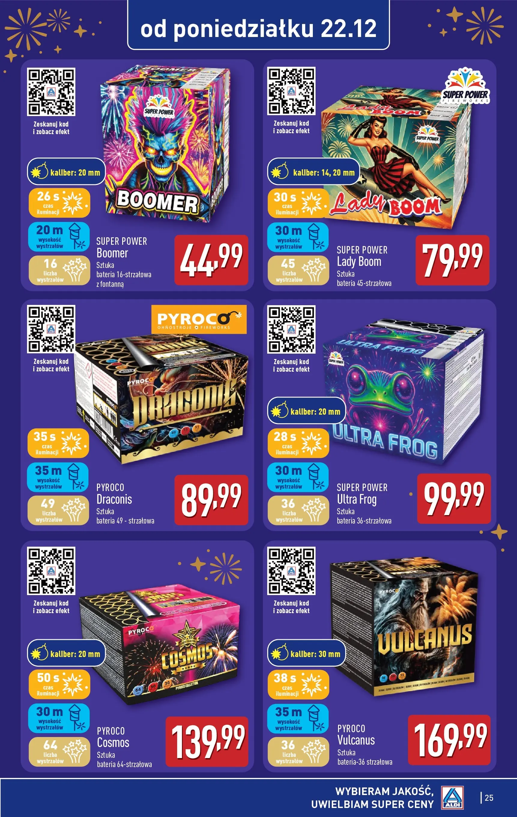 Aldi - Święta w super cenach w ALDI od 21.12.2025 - Ulotka PDF, promocje | Strona: 25 | Produkty: Bateria