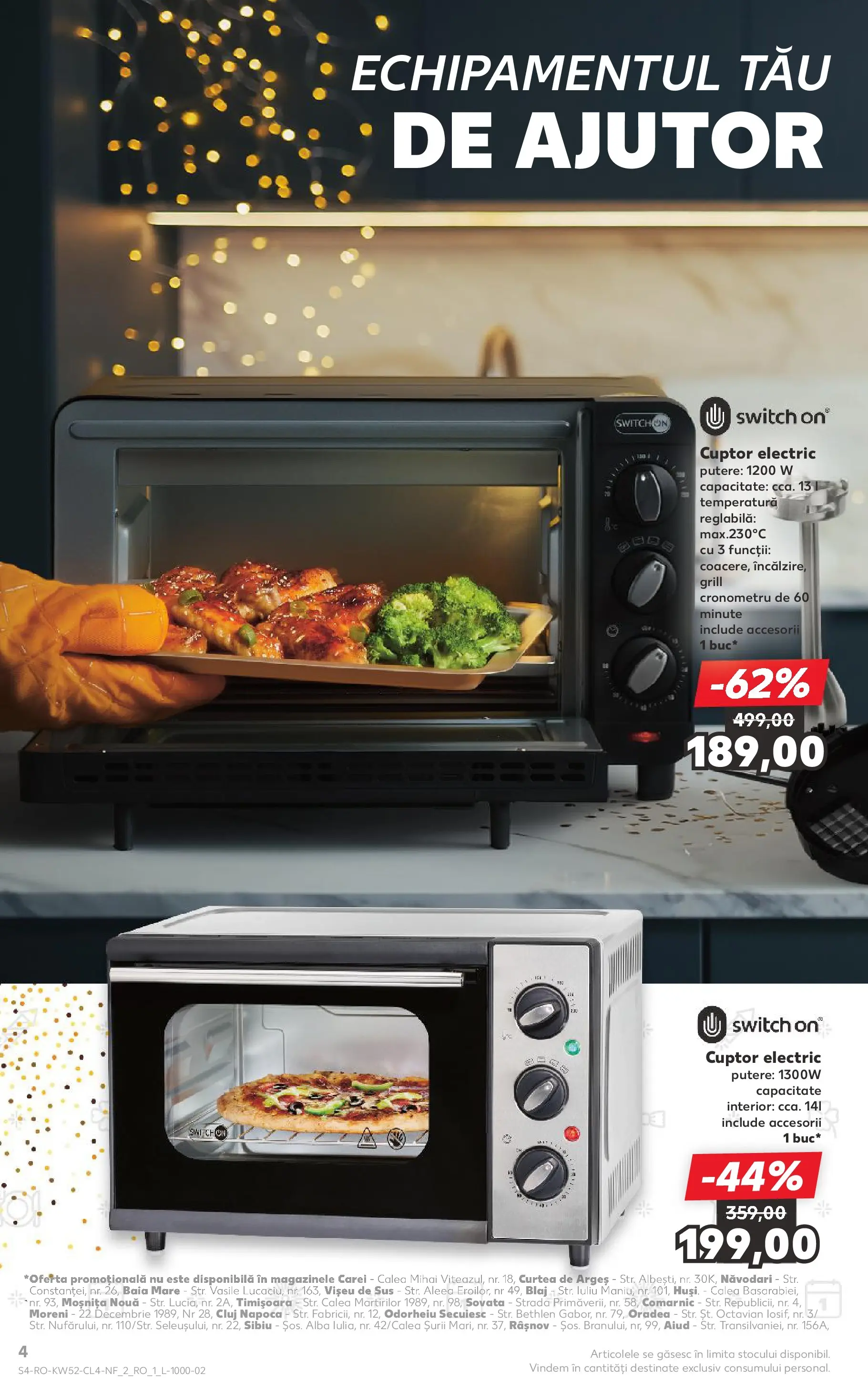 Catalog Kaufland - Viseu de Sus 23.12.2025 - Revista si Oferta | Pagină: 4 | Produse: Cuptor, Grill