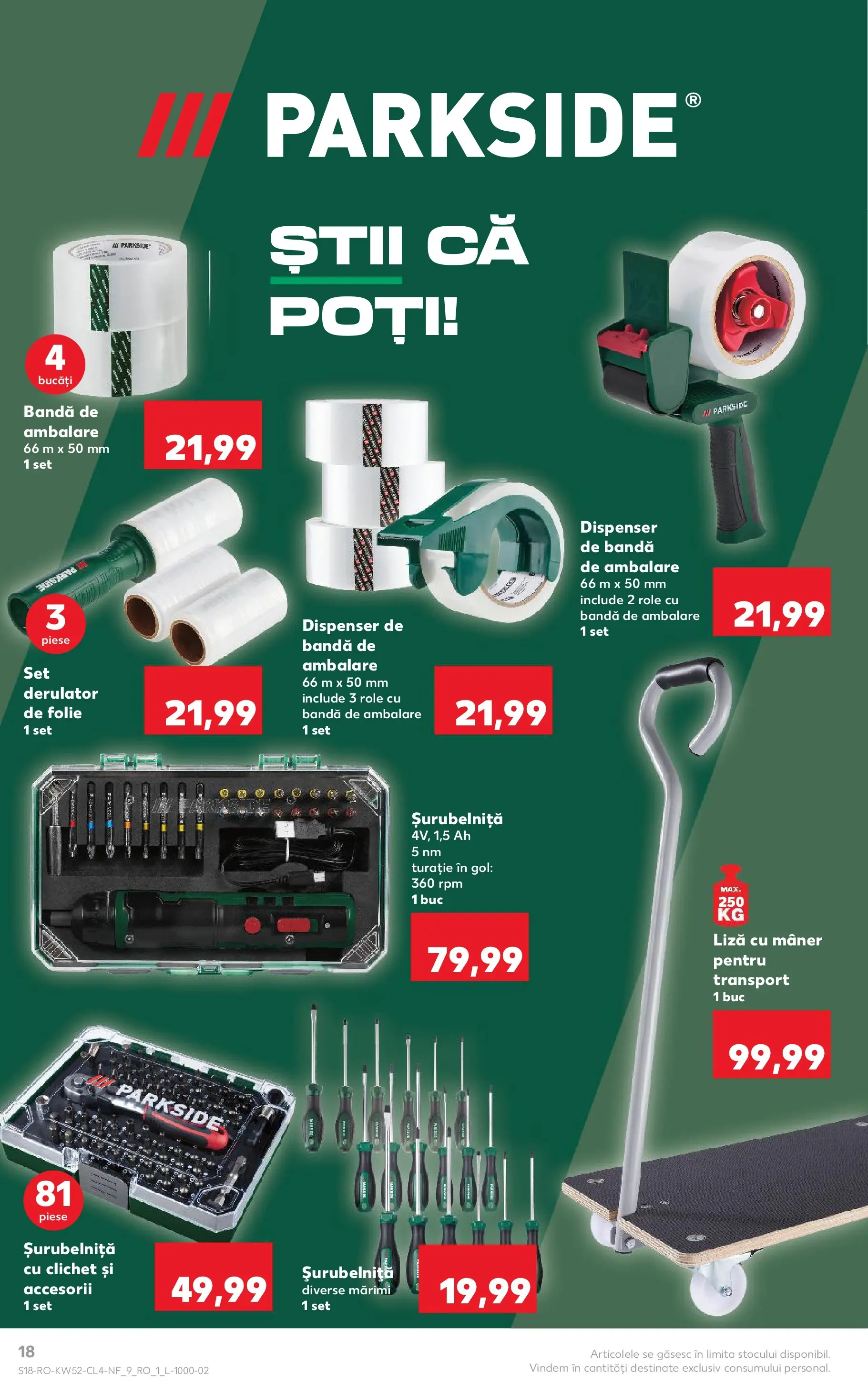 Catalog Kaufland - Viseu de Sus 23.12.2025 - Revista si Oferta | Pagină: 18 | Produse: Mâner, Role