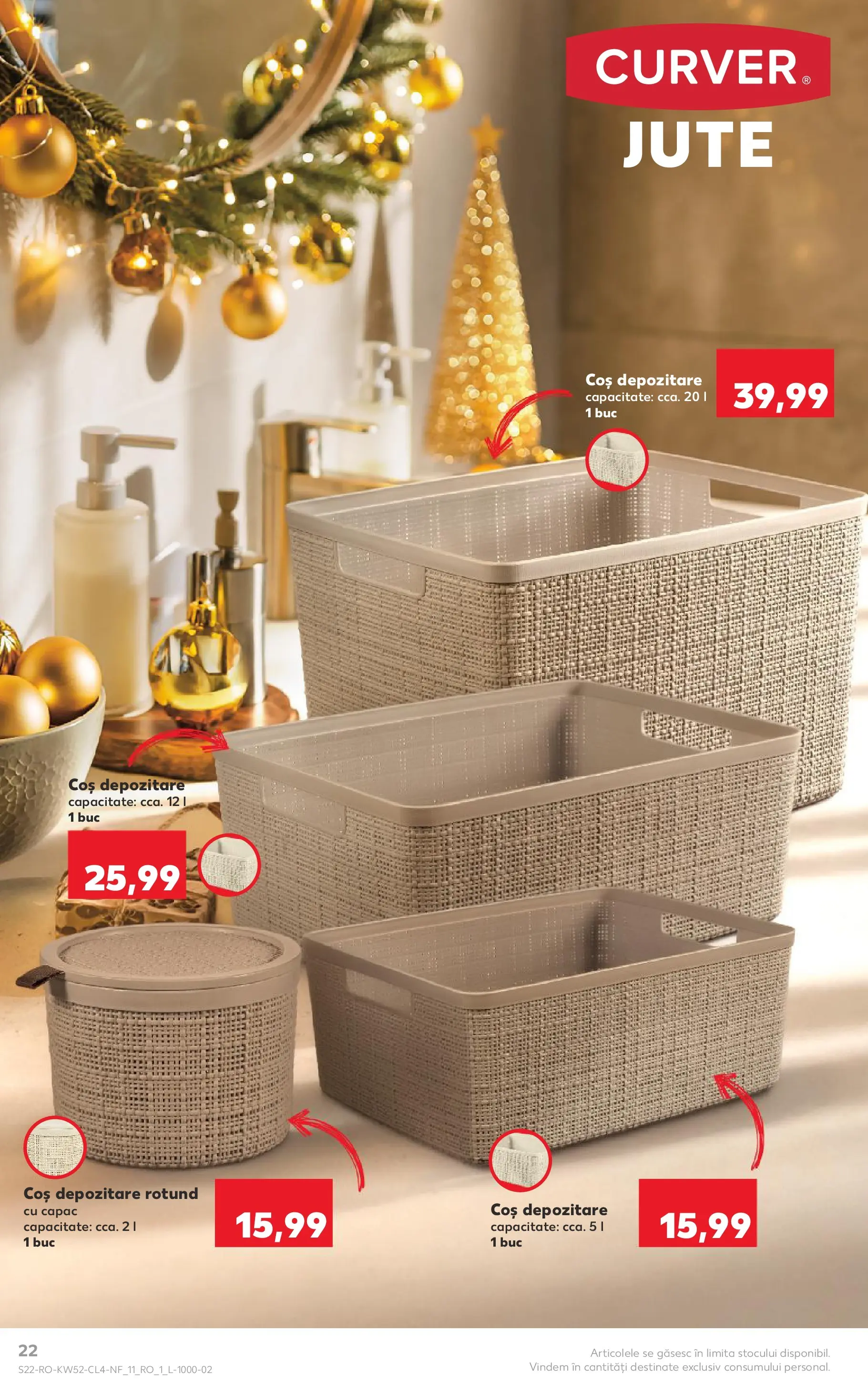 Catalog Kaufland - Viseu de Sus 23.12.2025 - Revista si Oferta | Pagină: 22 | Produse: Coș