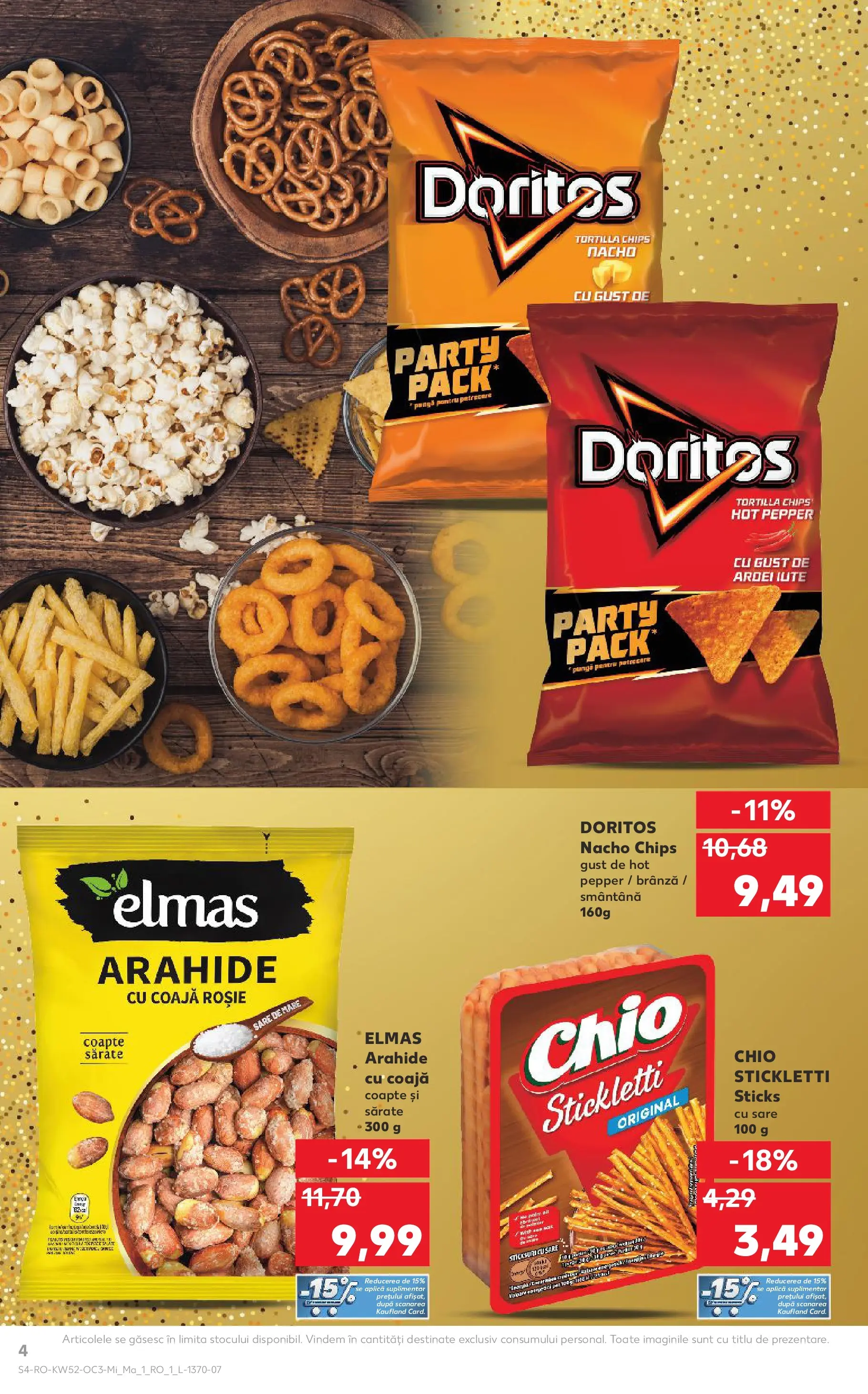 Catalog Kaufland - Carei 23.12.2025 - Revista si Oferta | Pagină: 4 | Produse: Ardei iute, Arahide, Brânză, Sare