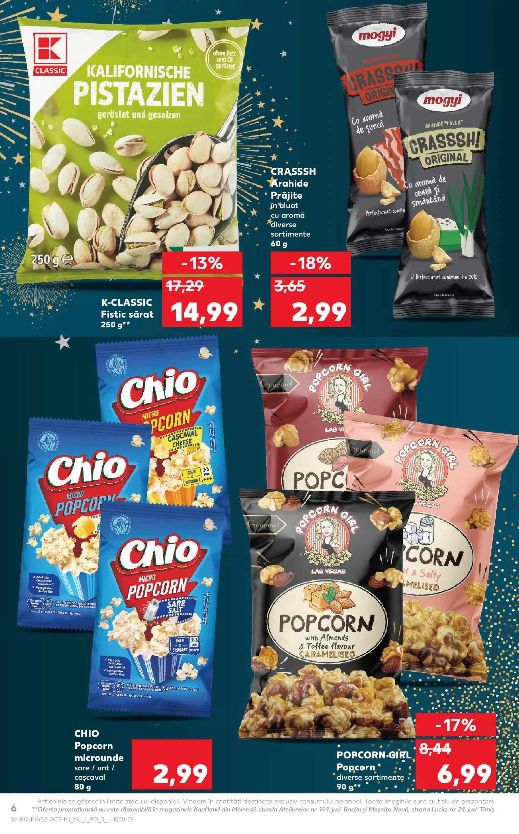 Catalog Kaufland - Domnesti 23.12.2025 - Revista si Oferta | Pagină: 6 | Produse: Cașcaval, Unt, Fistic, Sare
