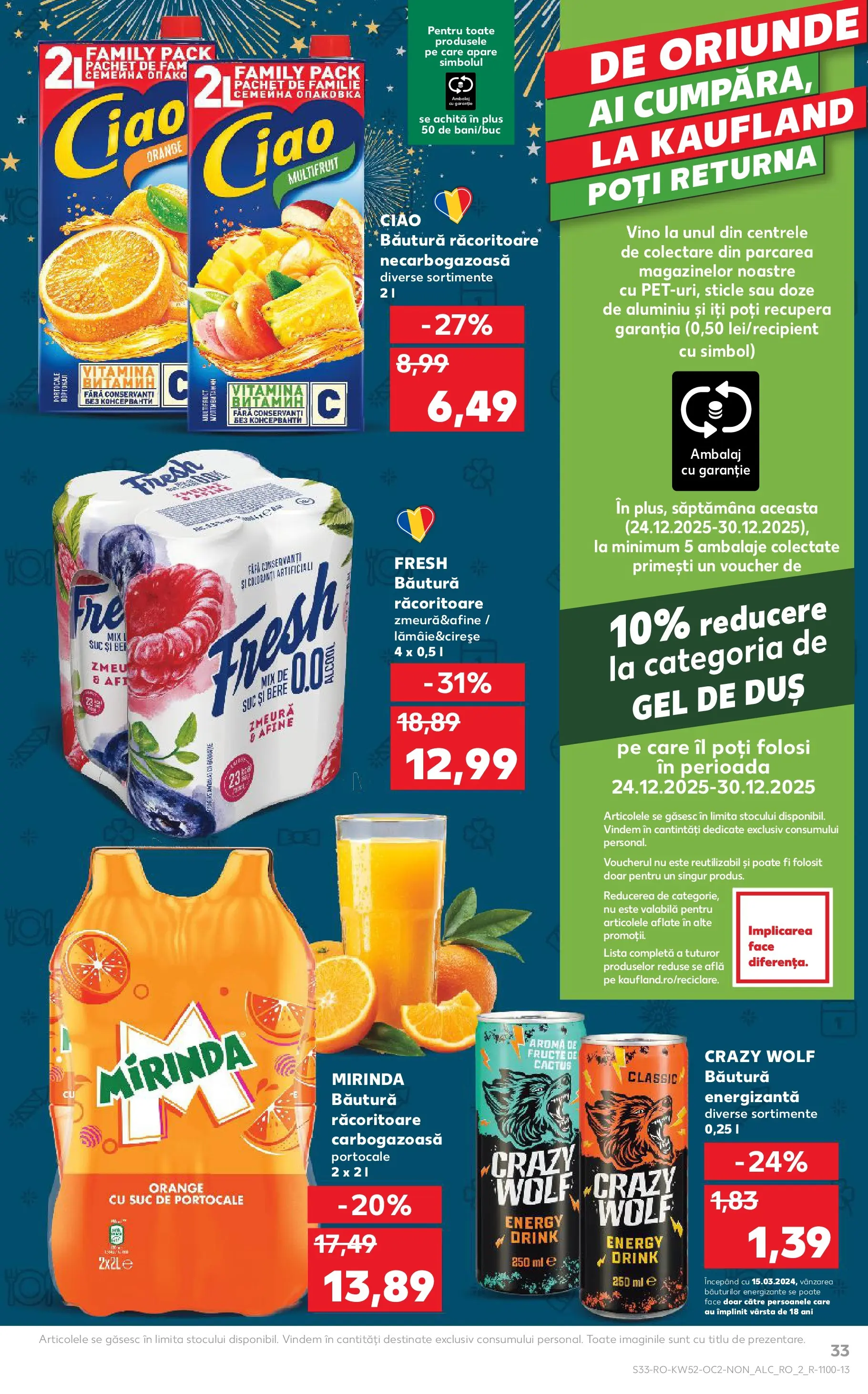 Catalog Kaufland - Zalau 23.12.2025 - Revista si Oferta | Pagină: 33