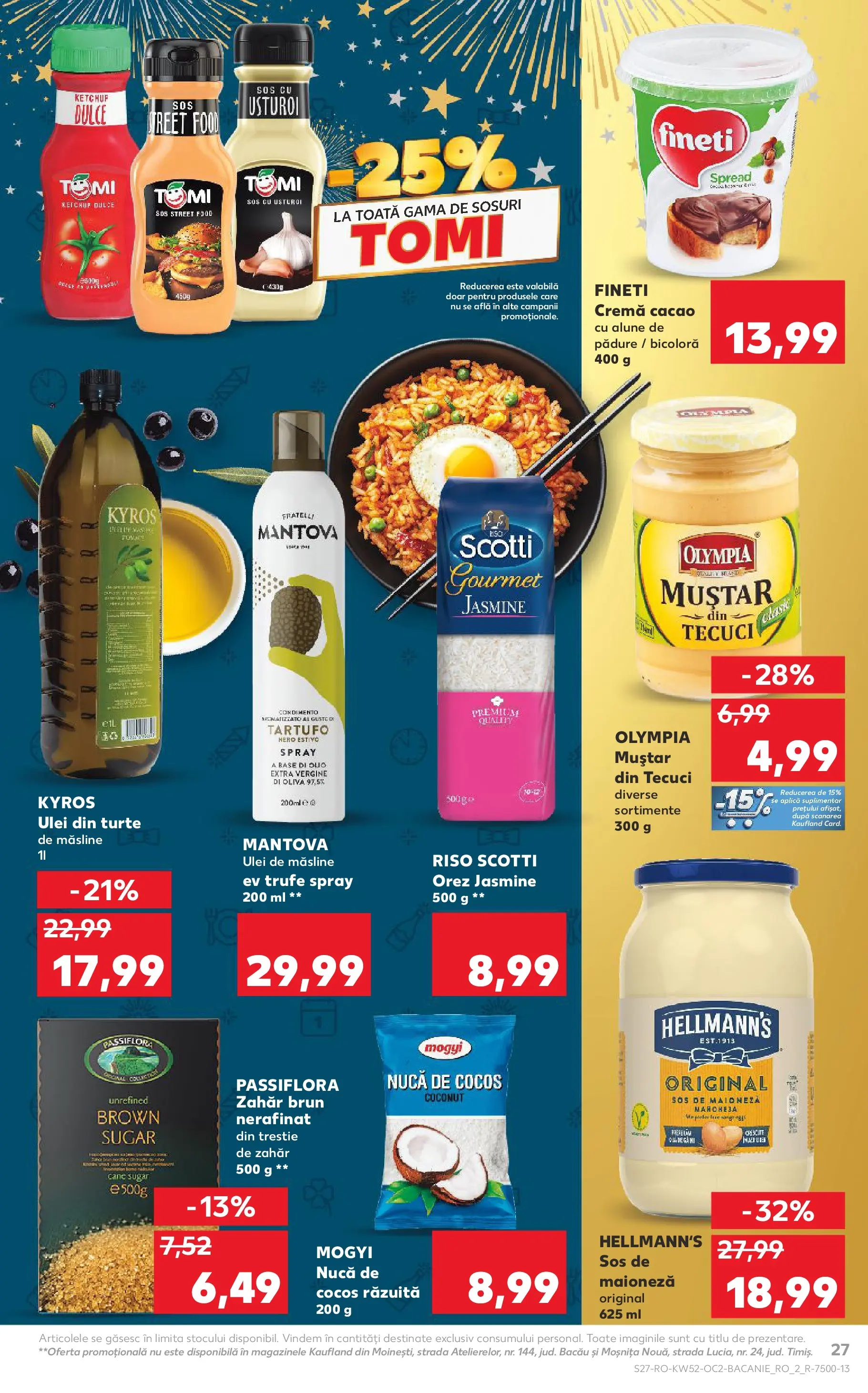 Catalog Kaufland - Viseu de Sus 23.12.2025 - Revista si Oferta | Pagină: 27 | Produse: Măsline, Alune, Cacao, Sos