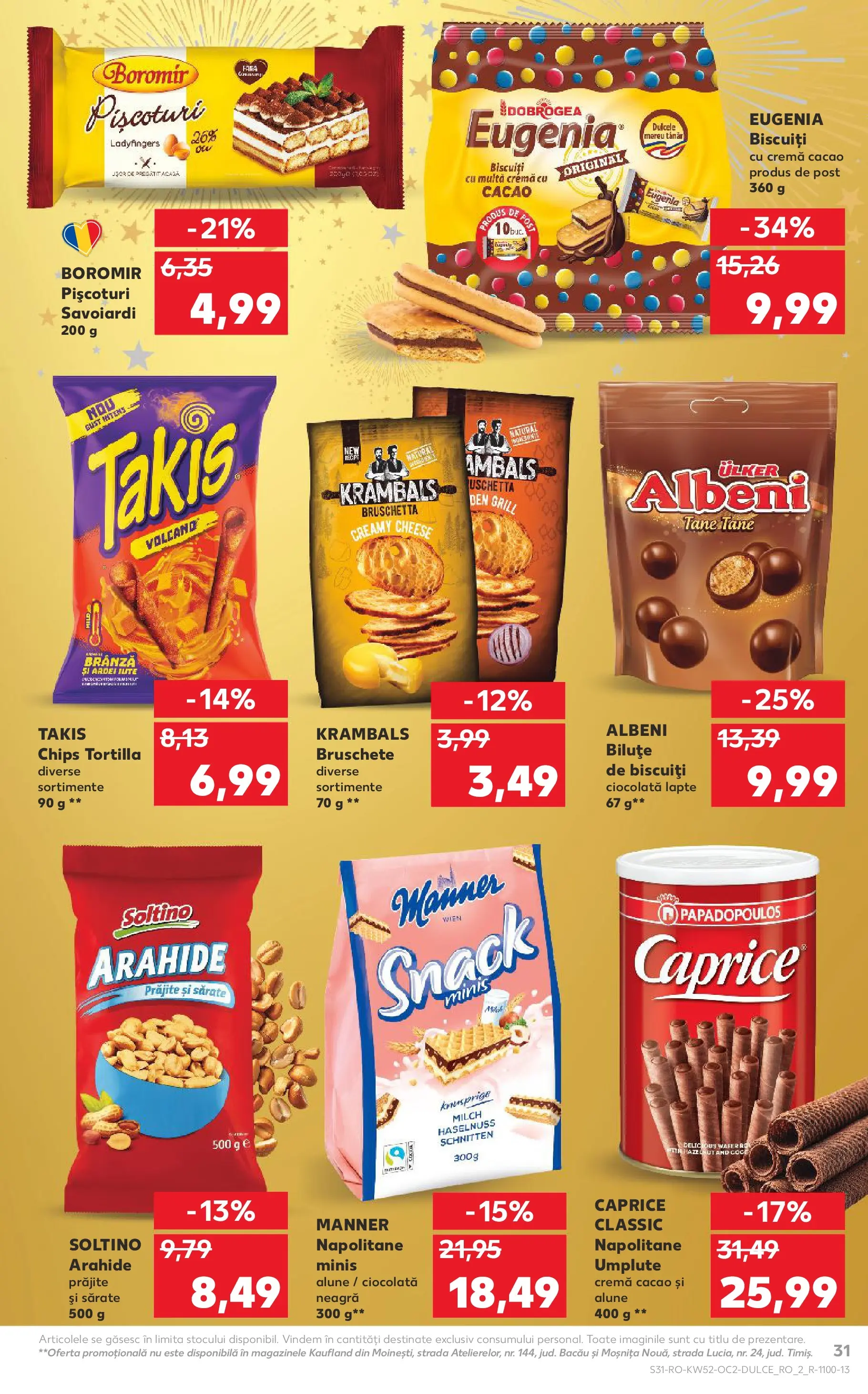Catalog Kaufland - Ploiești 24.12.2025 - Revista si Oferta | Pagină: 31 | Produse: Arahide, Alune, Brânză, Biscuiți