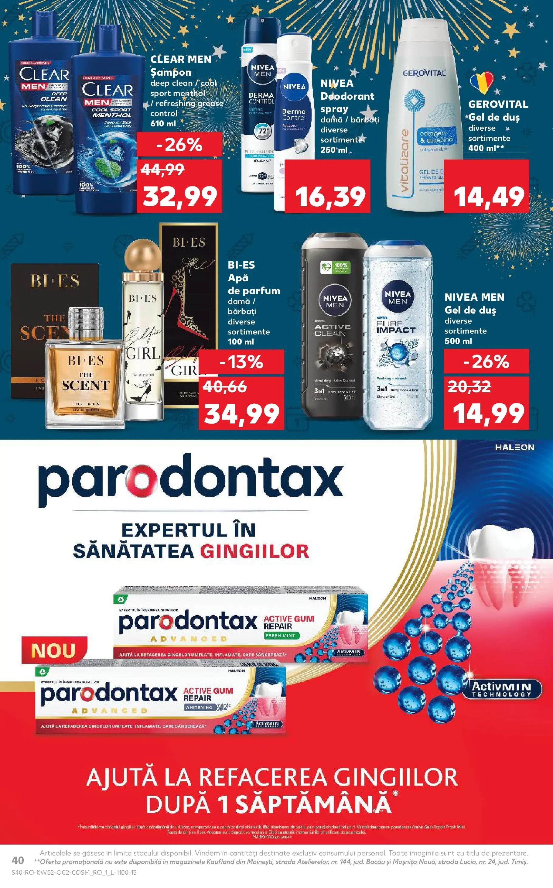 Catalog Kaufland - Ploiești 24.12.2025 - Revista si Oferta | Pagină: 40 | Produse: Body, Șampon, Peluş Köpek Yatağı, Apă