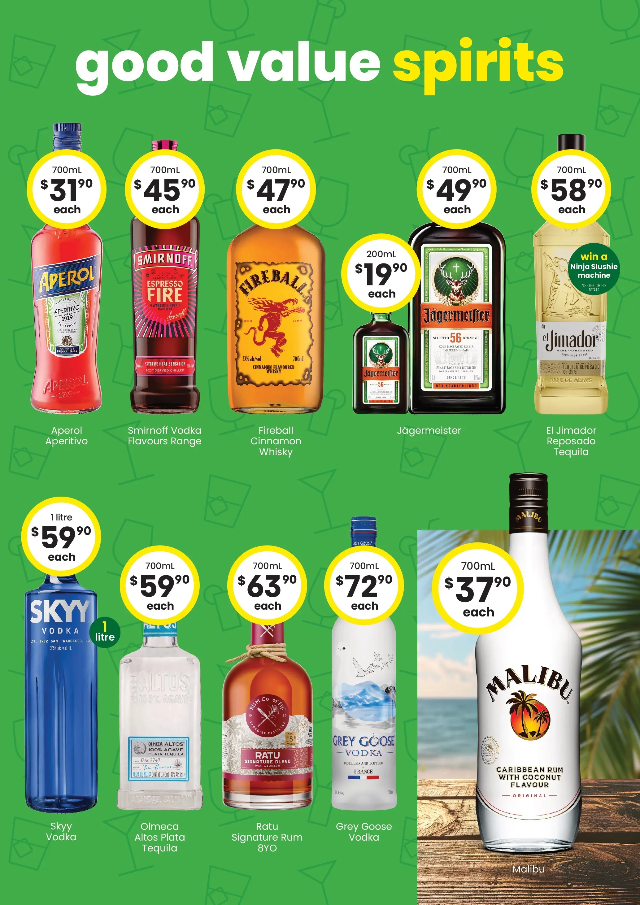 The Bottle-O - Good Value Booze, For Good Value People. QLD 29/12 - 28/12/2025 > weekly / monthly specials | Page: 4 | Products: Vodka, Rum