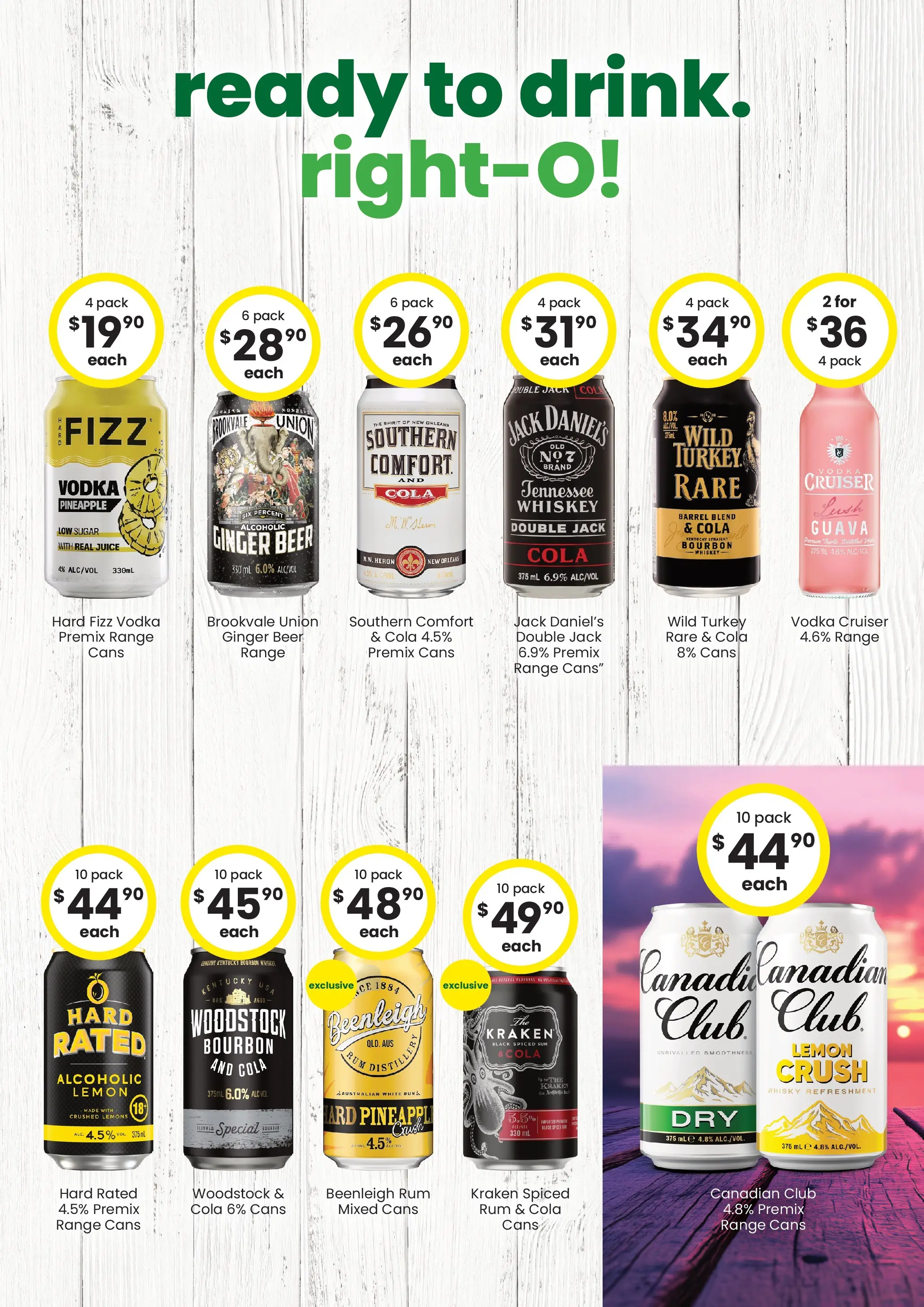 The Bottle-O - Good Value Booze, For Good Value People. QLD 29/12 - 28/12/2025 > weekly / monthly specials | Page: 5 | Products: Ginger, Beer, Sugar, Lemon
