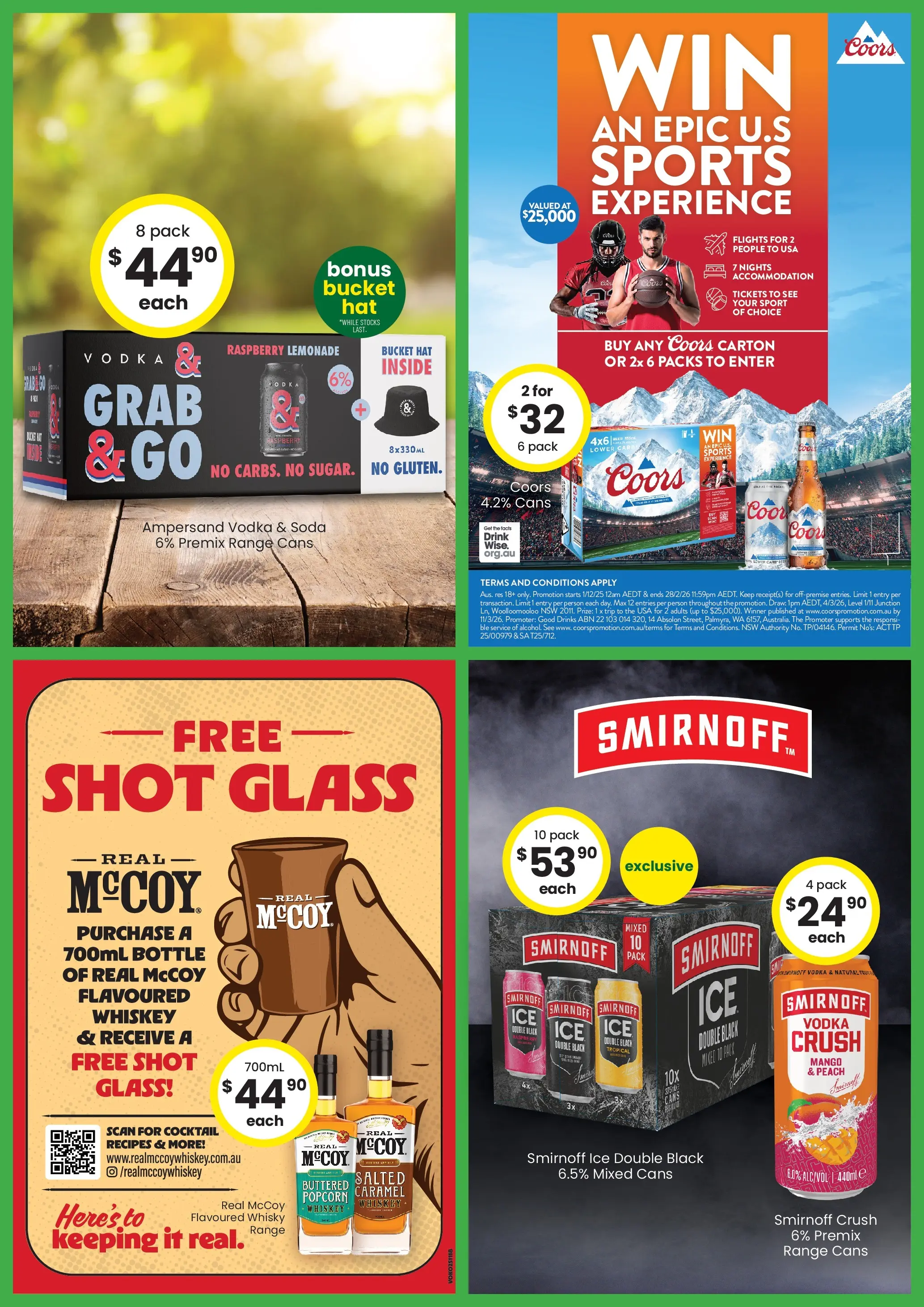 The Bottle-O - Good Value Booze, For Good Value People. QLD 29/12 - 28/12/2025 > weekly / monthly specials | Page: 2 | Products: Bucket, Vodka, Whiskey, Mango