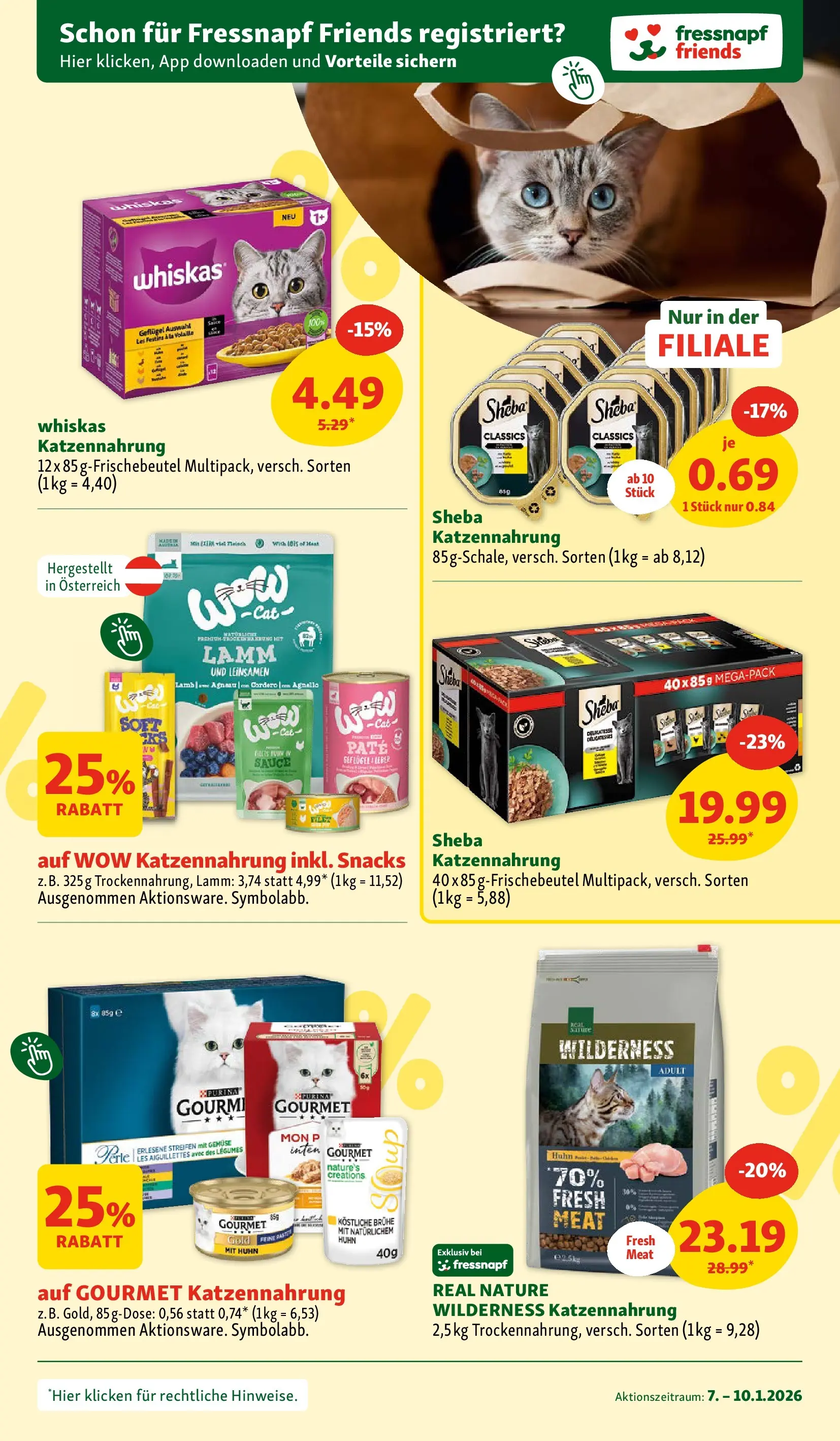 Fressnapf Flugblatt von 07.01.2026 - Aktuelle Angebote | Seite: 5 | Produkte: Gemüse