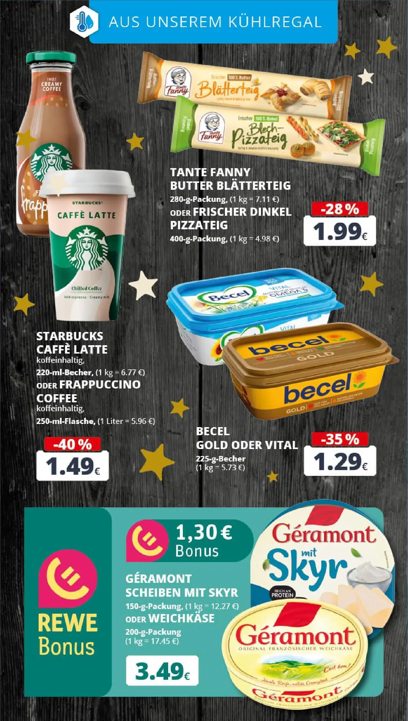 REWE Prospekt ab 22.12.2025 zum Blättern » Angebote | Seite: 18 | Produkte: Geramont, Butter, Becel, Skyr