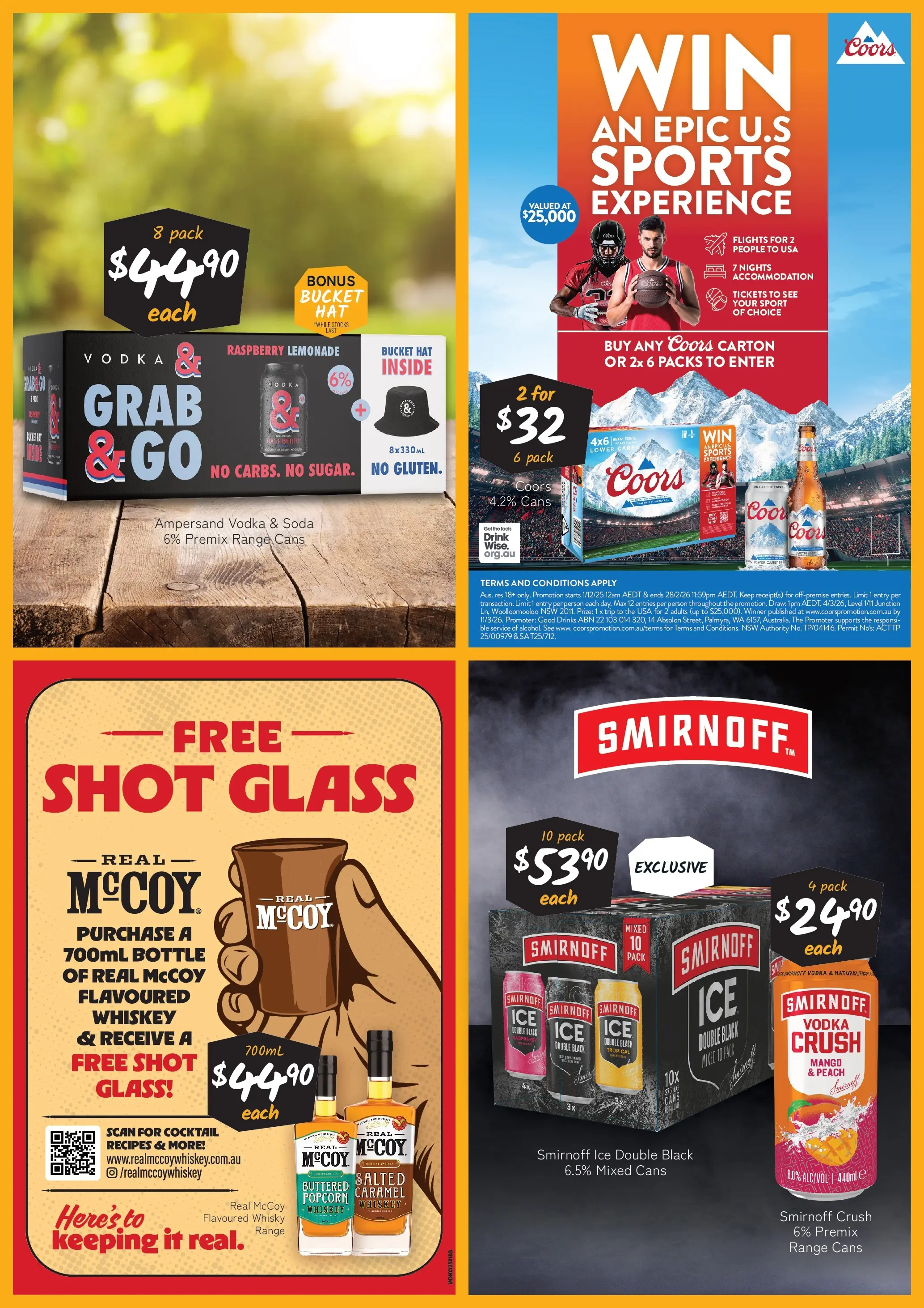 Cellarbrations - Good Shout! QLD SS 29/12 - 28/12/2025 > weekly / monthly specials | Page: 2 | Products: Bucket, Whiskey, Raspberry, Hat