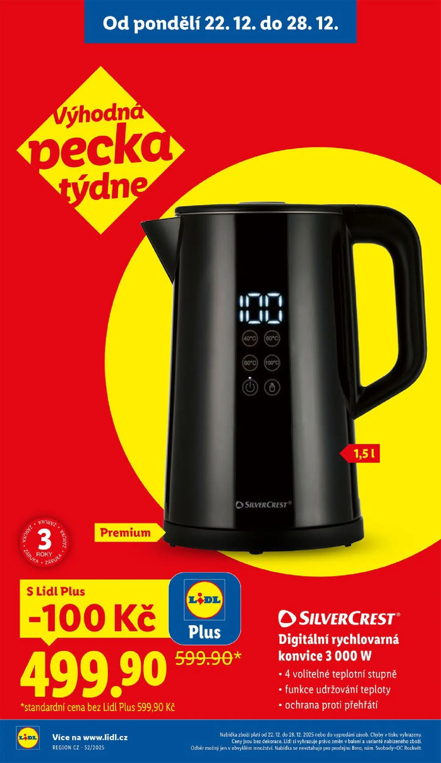 Lidl leták od 20.12.2025 - Nový akční leták | Strana: 6 | Produkty: Konvice, Rychlovarná konvice